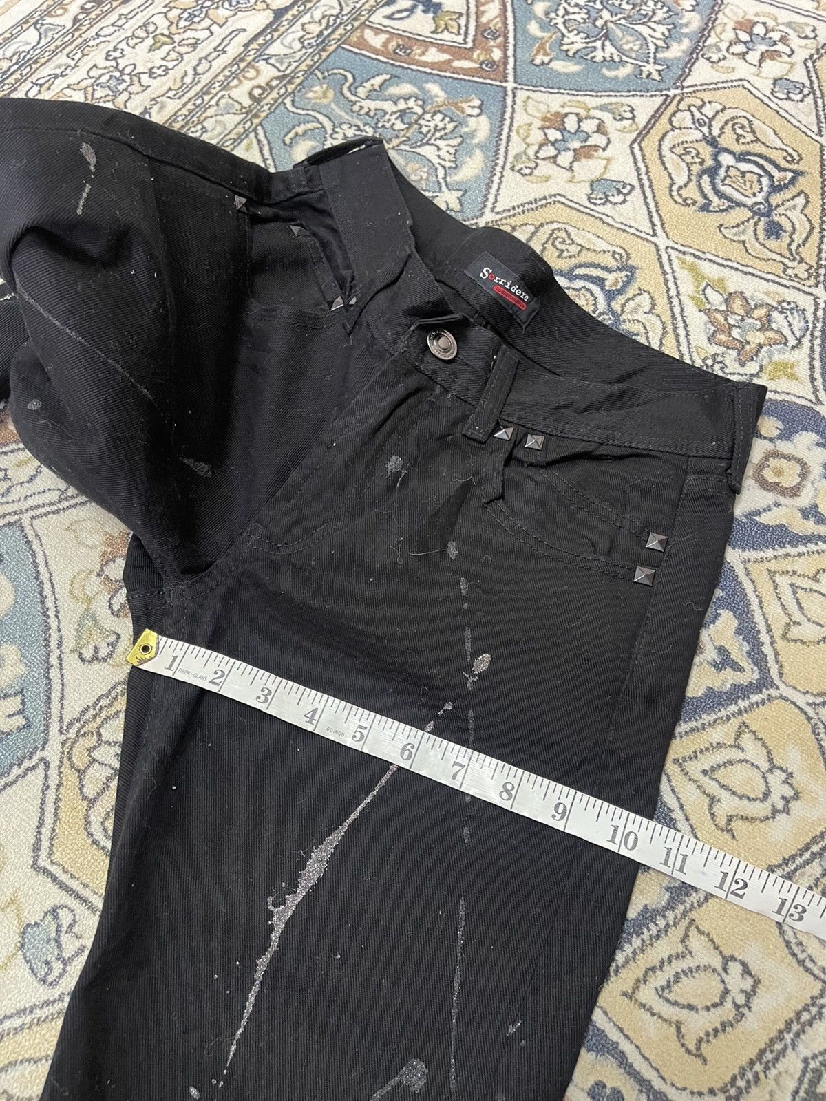 Japanese Brand Nice❗️Sorridere Spalsh Paint Bootcut Jeans Like Amiri Size 30" / US 8 / IT 44 - 19 Thumbnail