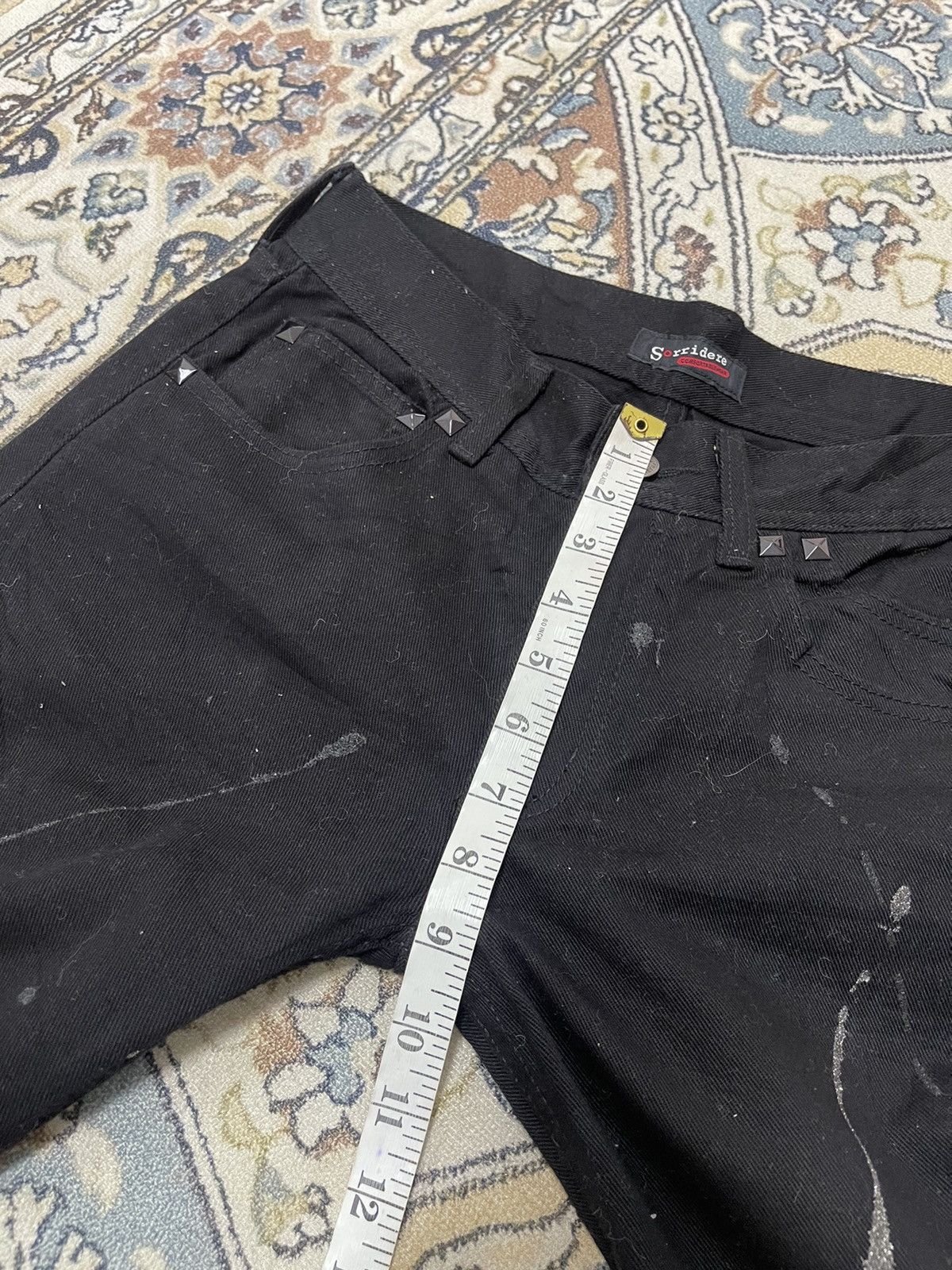 Japanese Brand Nice❗️Sorridere Spalsh Paint Bootcut Jeans Like Amiri Size 30" / US 8 / IT 44 - 22 Thumbnail