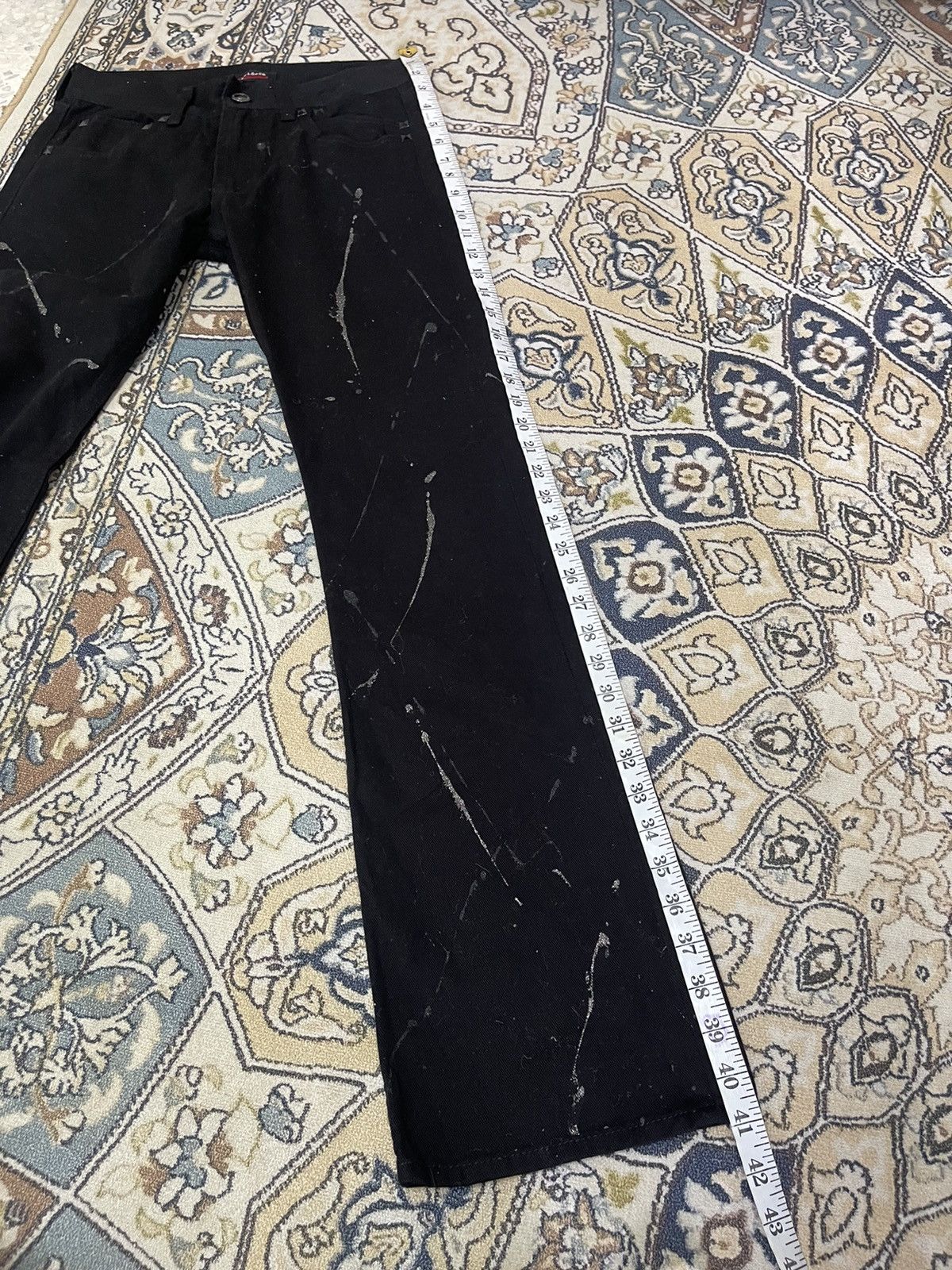 Japanese Brand Nice❗️Sorridere Spalsh Paint Bootcut Jeans Like Amiri Size 30" / US 8 / IT 44 - 18 Thumbnail