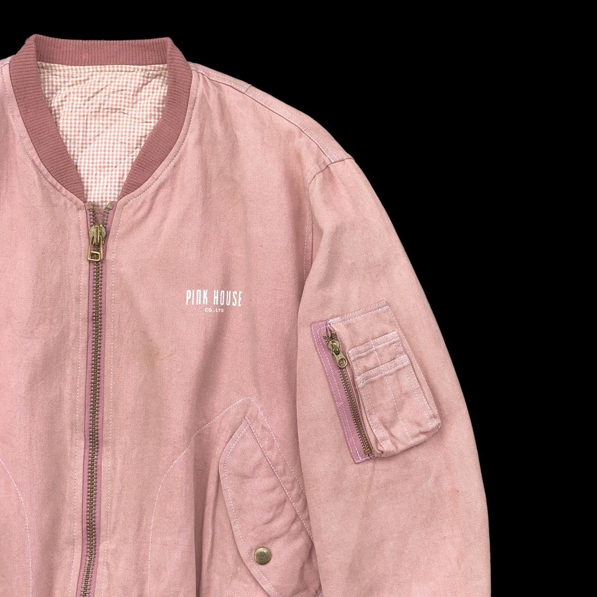 Japanese Brand 🔥Vintage 90s Pink House Shimpa Club Bomber Jacket Size US M / EU 48-50 / 2 - 6 Thumbnail