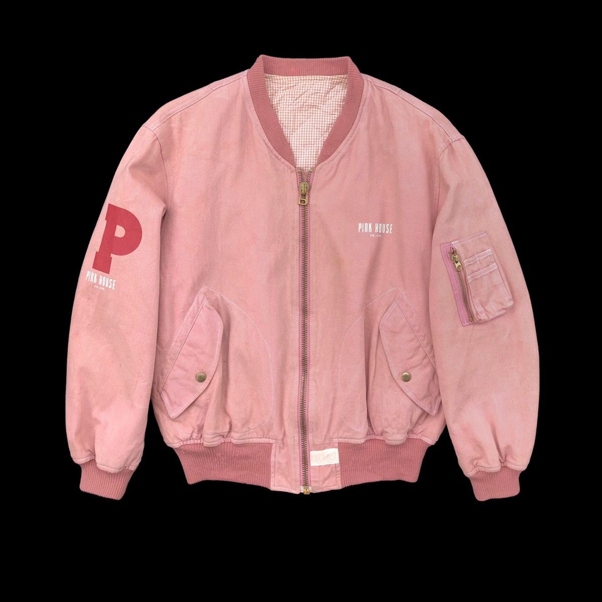 Japanese Brand 🔥Vintage 90s Pink House Shimpa Club Bomber Jacket Size US M / EU 48-50 / 2 - 1 Thumbnail