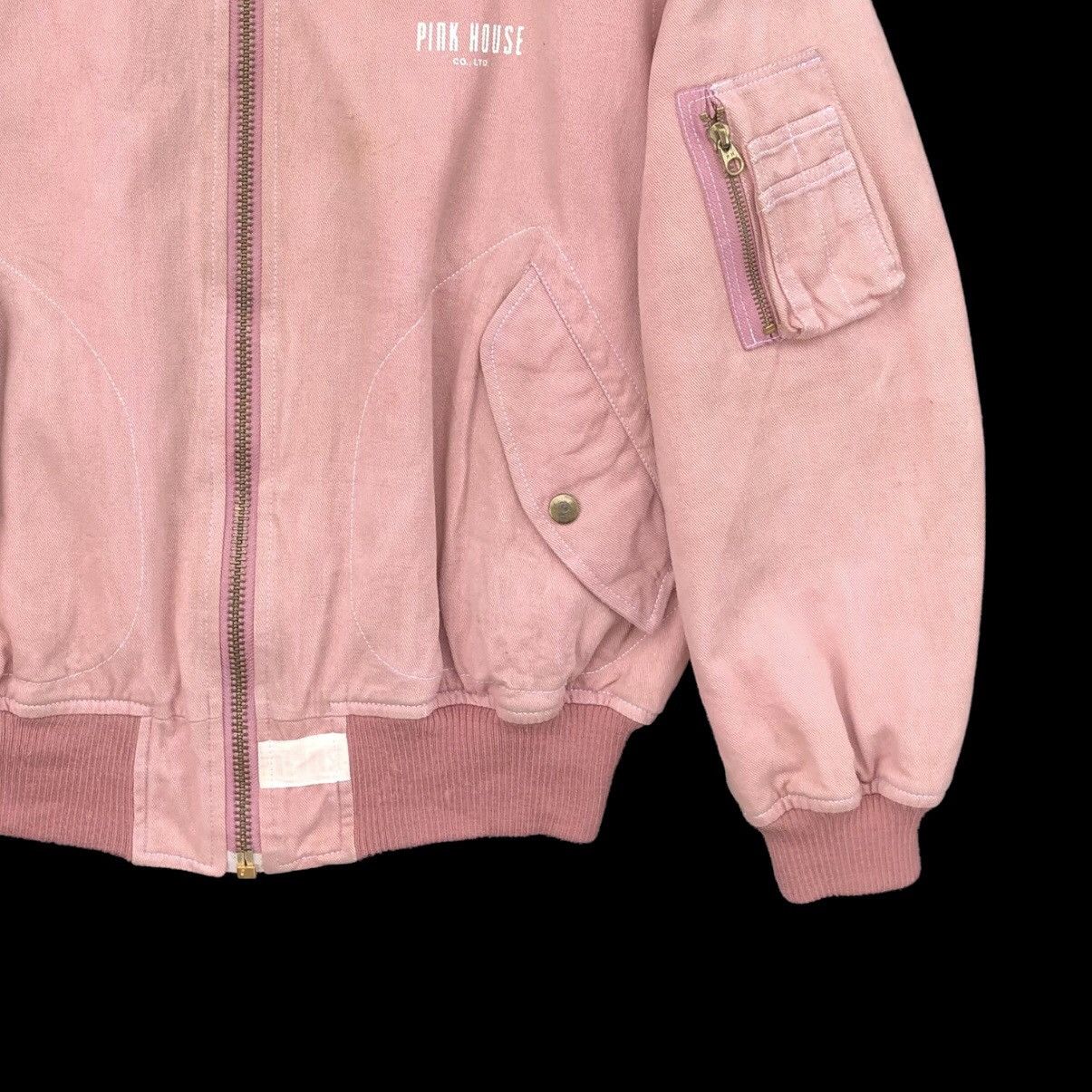 Japanese Brand 🔥Vintage 90s Pink House Shimpa Club Bomber Jacket Size US M / EU 48-50 / 2 - 5 Thumbnail