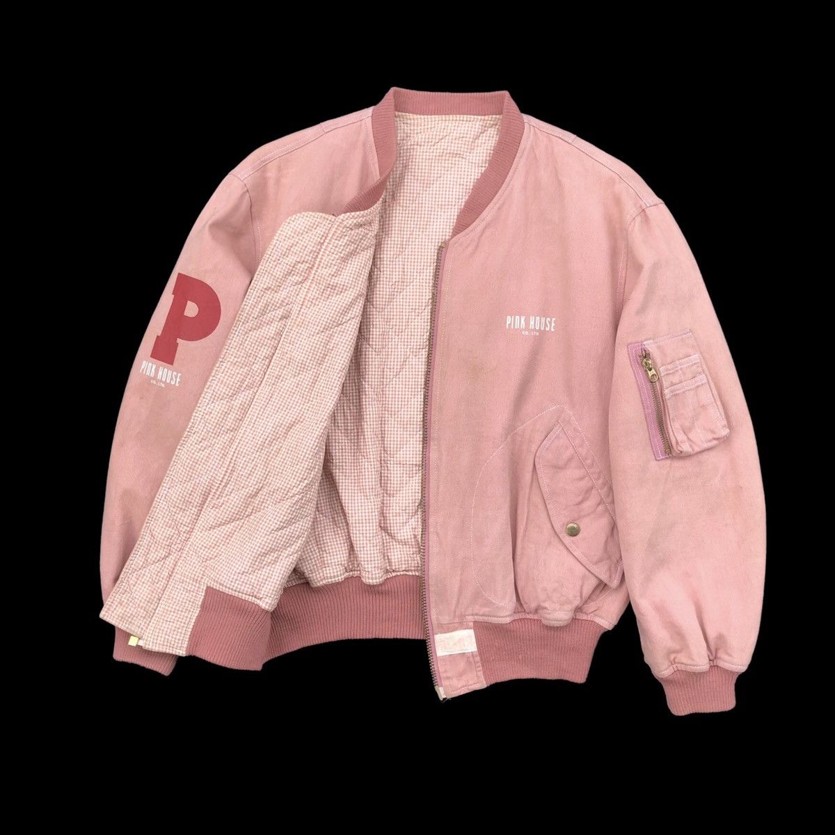 Japanese Brand 🔥Vintage 90s Pink House Shimpa Club Bomber Jacket Size US M / EU 48-50 / 2 - 4 Thumbnail
