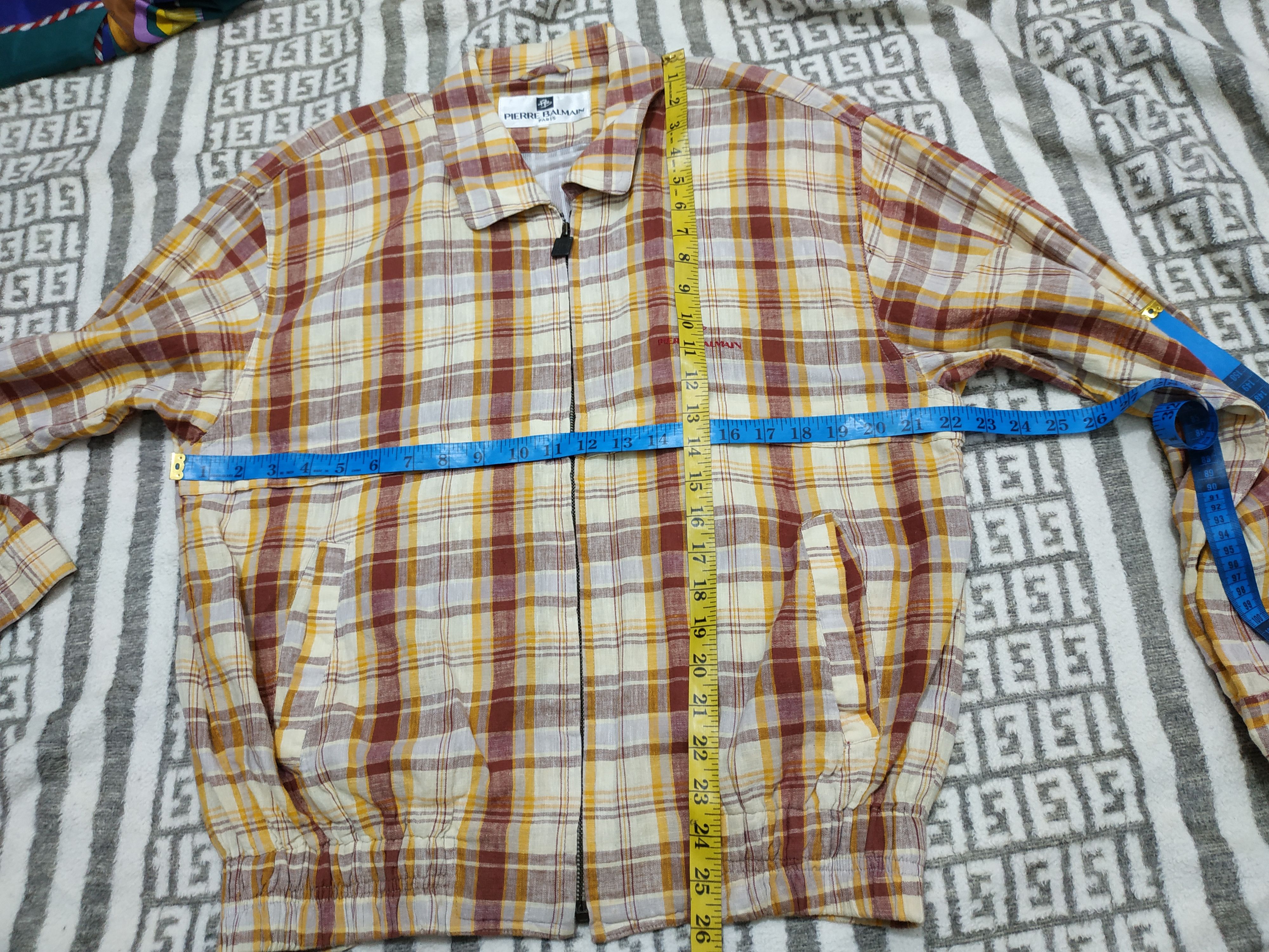 Balmain Vintage Balmain Plaid Jacket Size US M / EU 48-50 / 2 - 8 Thumbnail