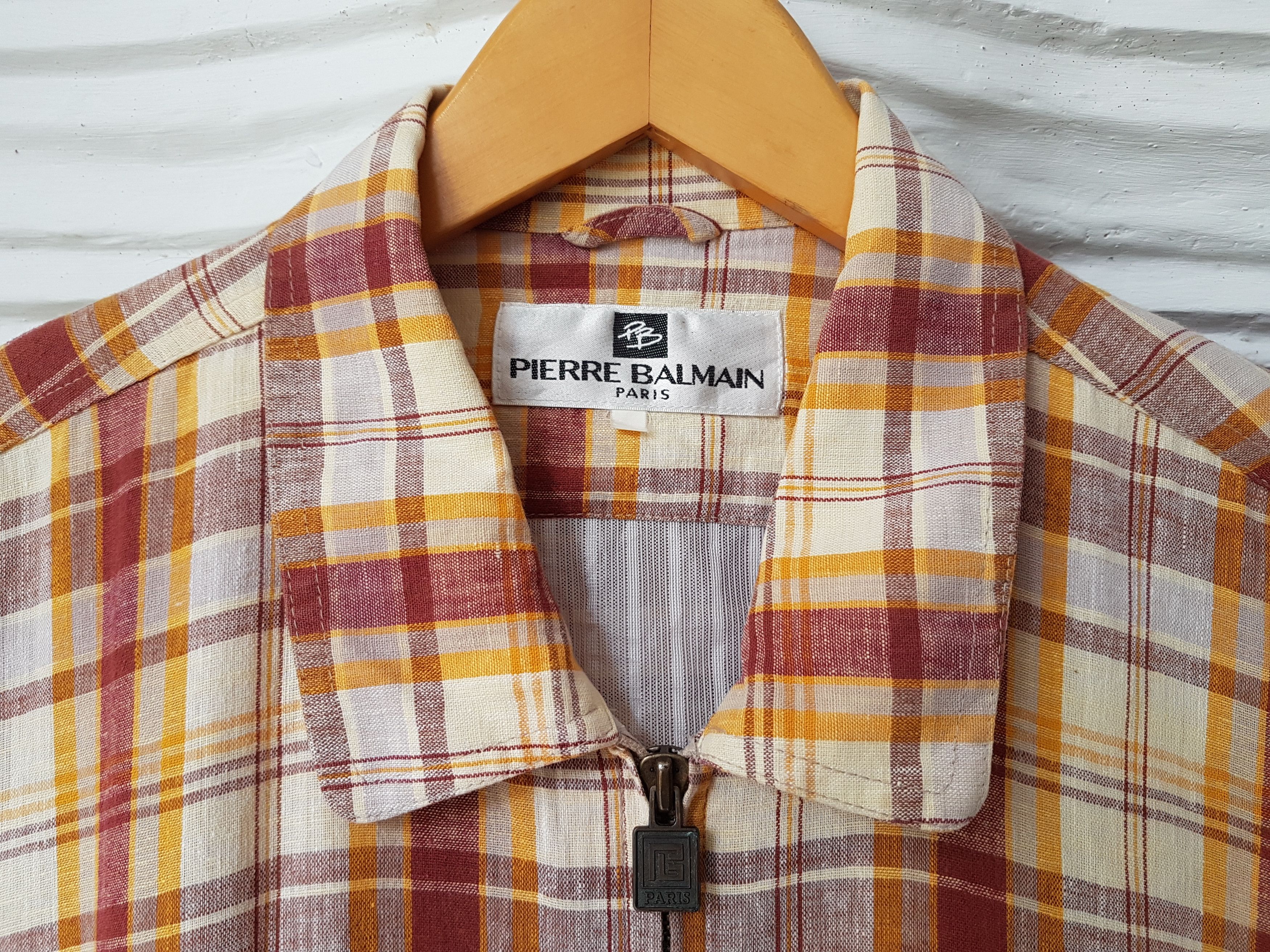 Balmain Vintage Balmain Plaid Jacket Size US M / EU 48-50 / 2 - 3 Thumbnail