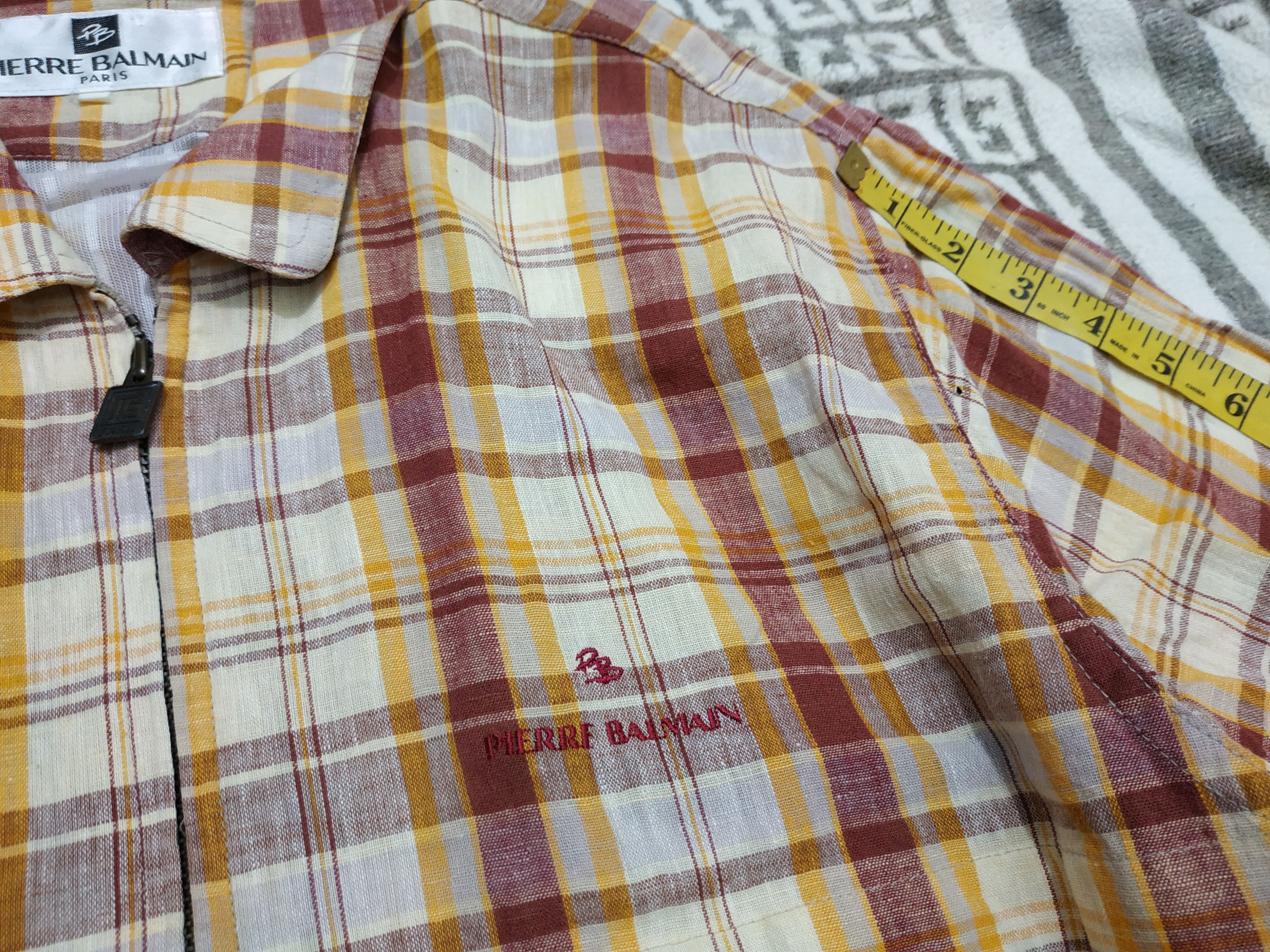 Balmain Vintage Balmain Plaid Jacket Size US M / EU 48-50 / 2 - 7 Thumbnail