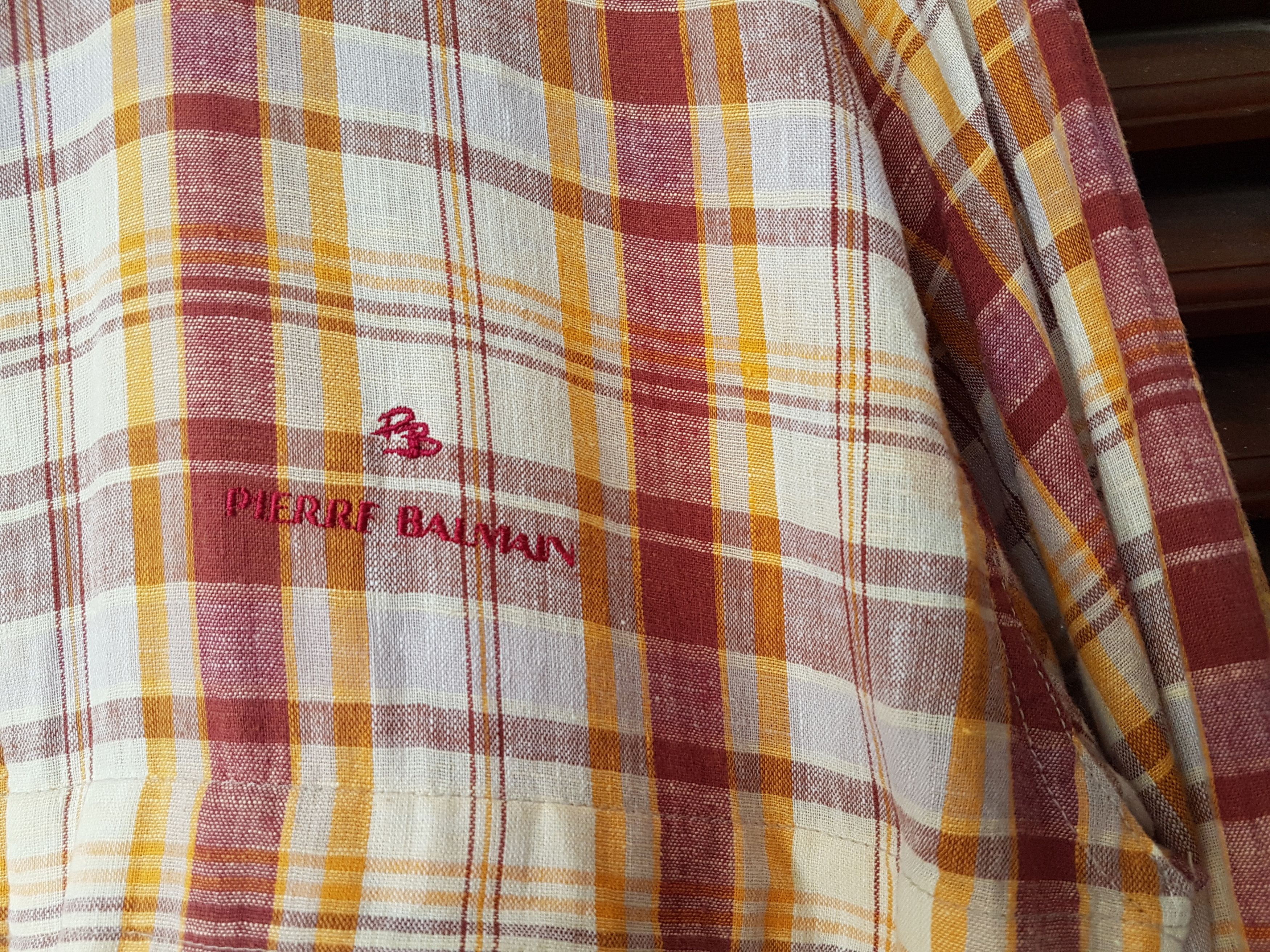 Balmain Vintage Balmain Plaid Jacket Size US M / EU 48-50 / 2 - 2 Thumbnail