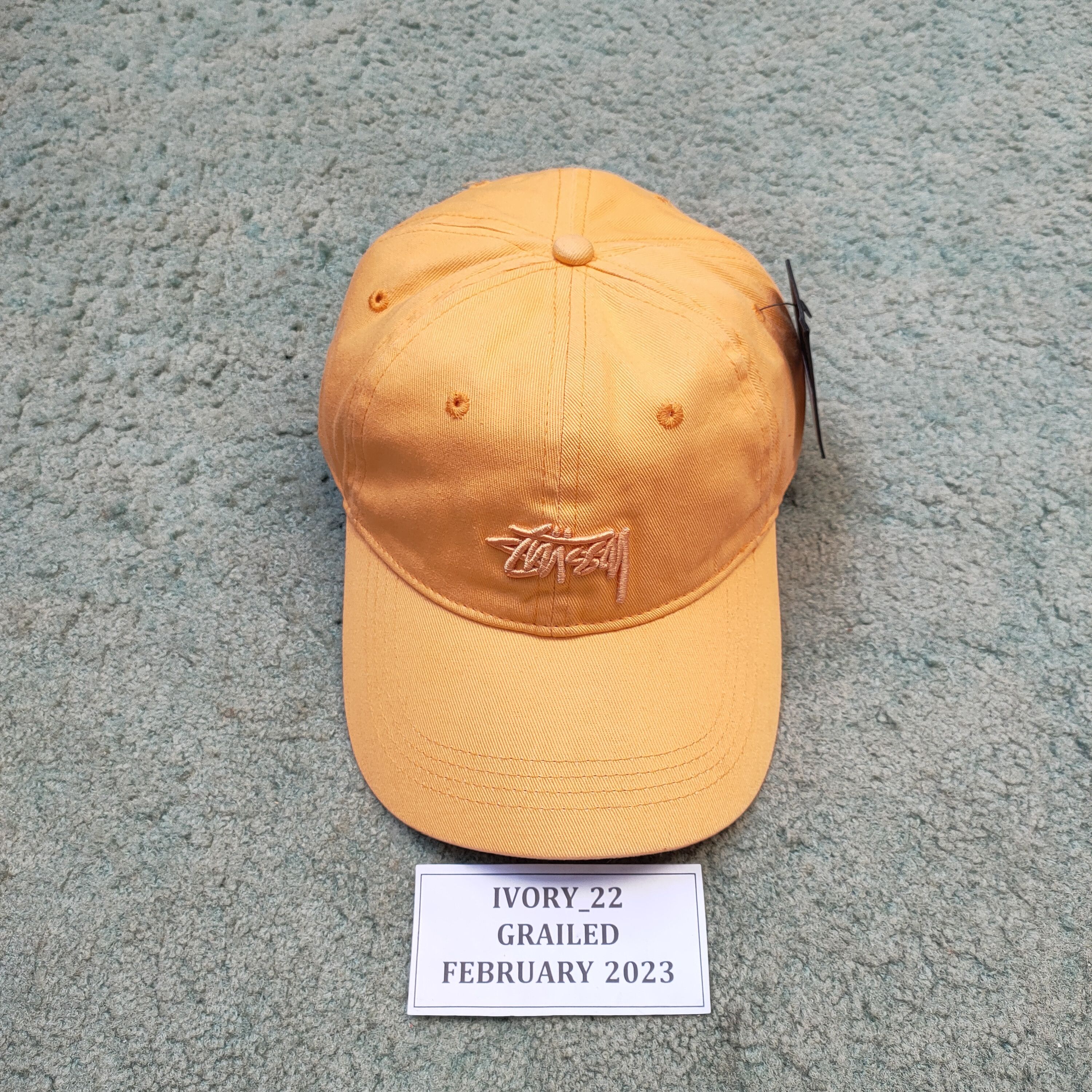 Stussy embroidery logo CAP