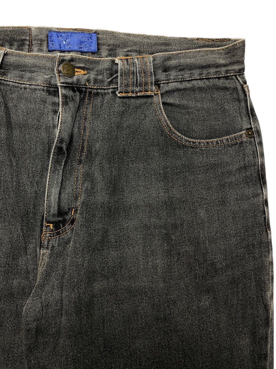 Kansai Yamamoto Vintage Kansai Yamamoto embroidery logo denim pants Size US 34 / EU 50 - 6 Thumbnail