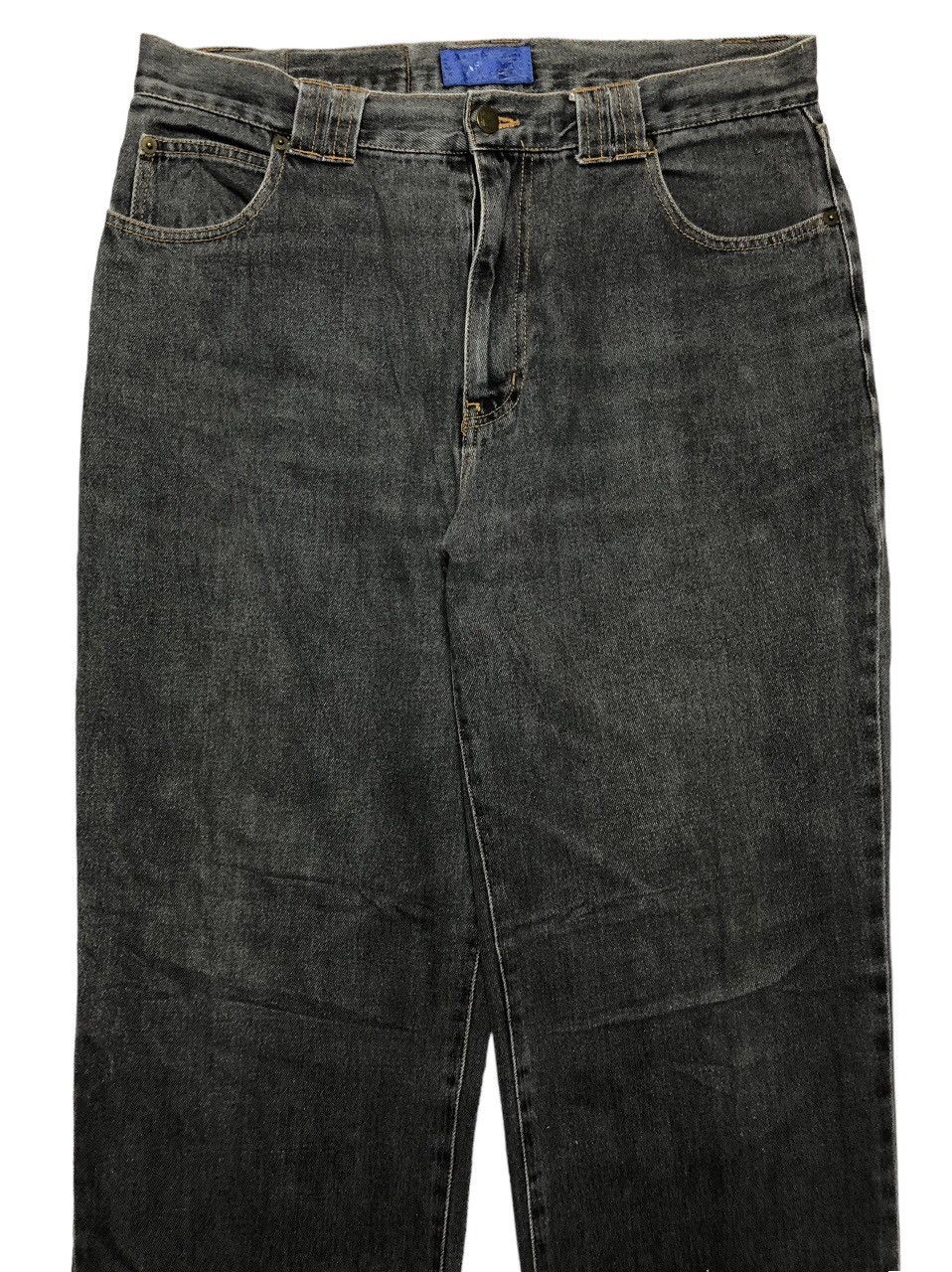 Kansai Yamamoto Vintage Kansai Yamamoto embroidery logo denim pants Size US 34 / EU 50 - 5 Thumbnail