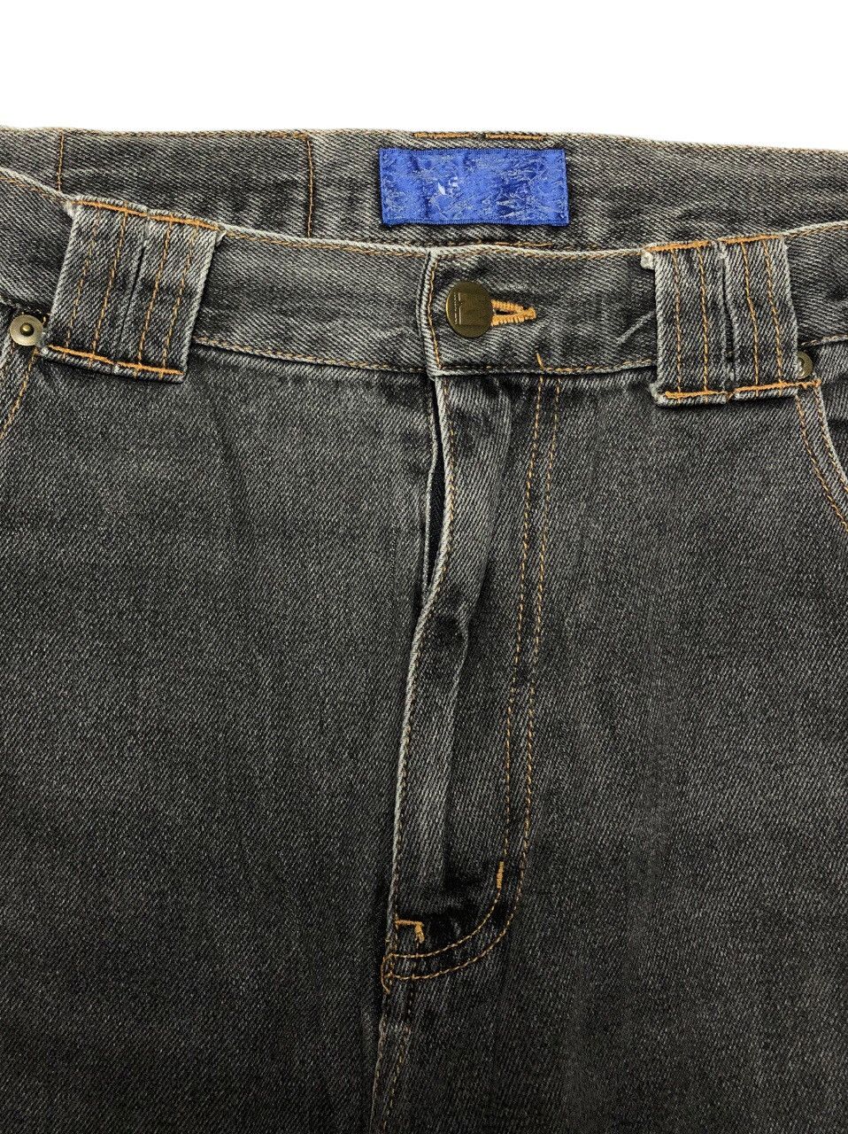 Kansai Yamamoto Vintage Kansai Yamamoto embroidery logo denim pants Size US 34 / EU 50 - 7 Thumbnail