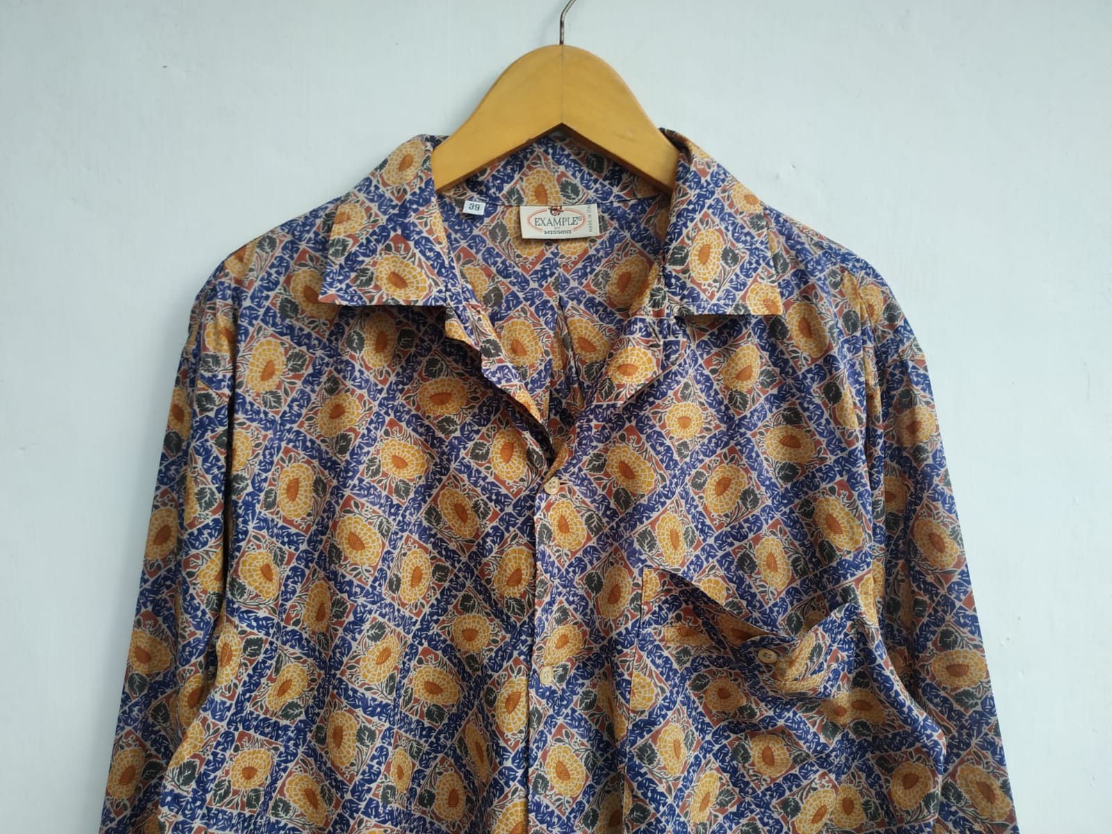 Missoni Fit M to L, Vintage Missoni Shirt Size US L / EU 52-54 / 3 - 8 Thumbnail
