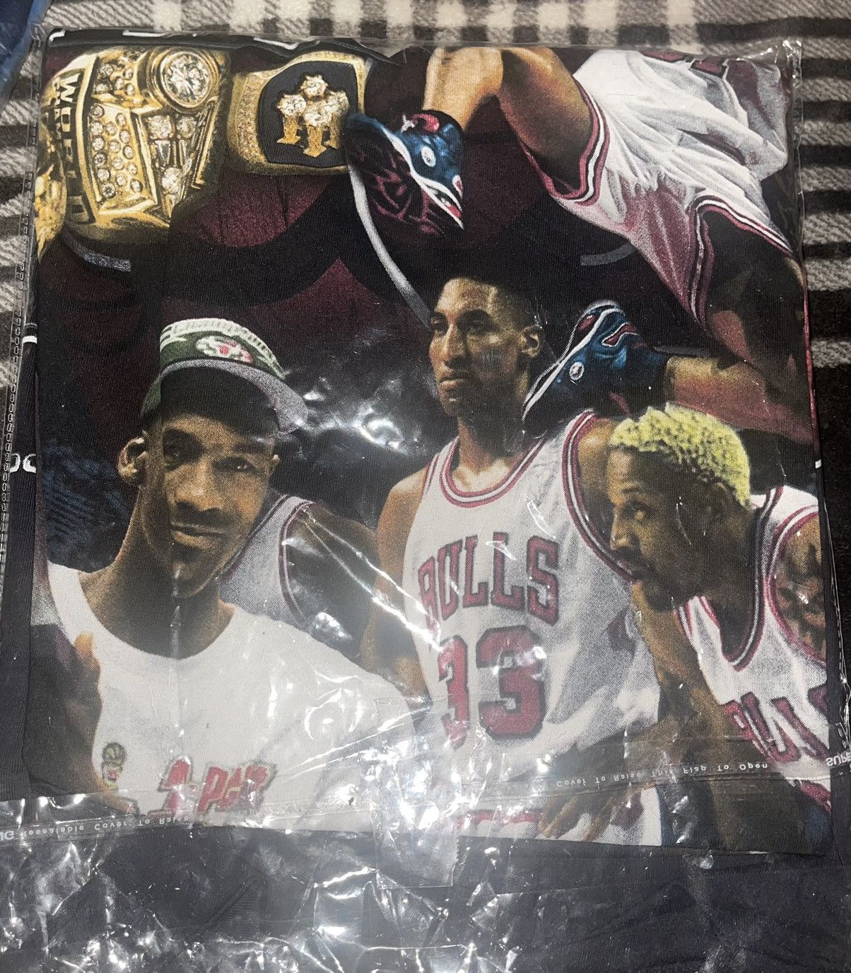 Marino Morwood LAST DROP EVER EVER Marino Morwood Chicago Bulls T-Shirt Size US L / EU 52-54 / 3 - 2 Thumbnail