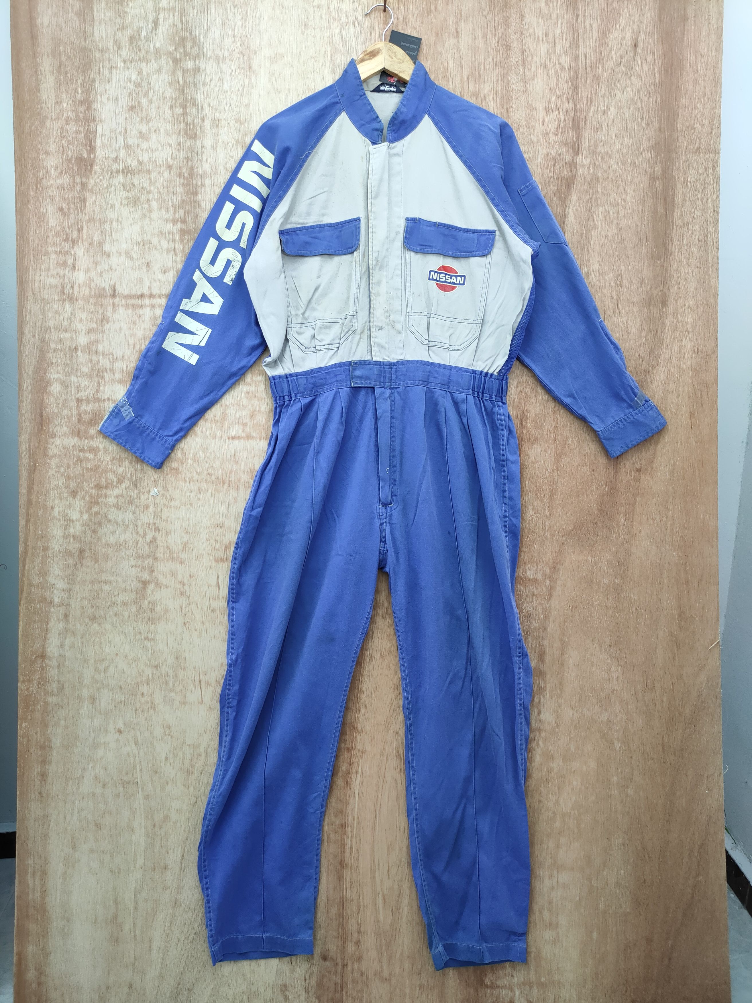 Japanese Brand R34 Nissan motorsport vintage jpn Staff Coverall #46-015DLL Size US 32 / EU 48 - 1 Thumbnail