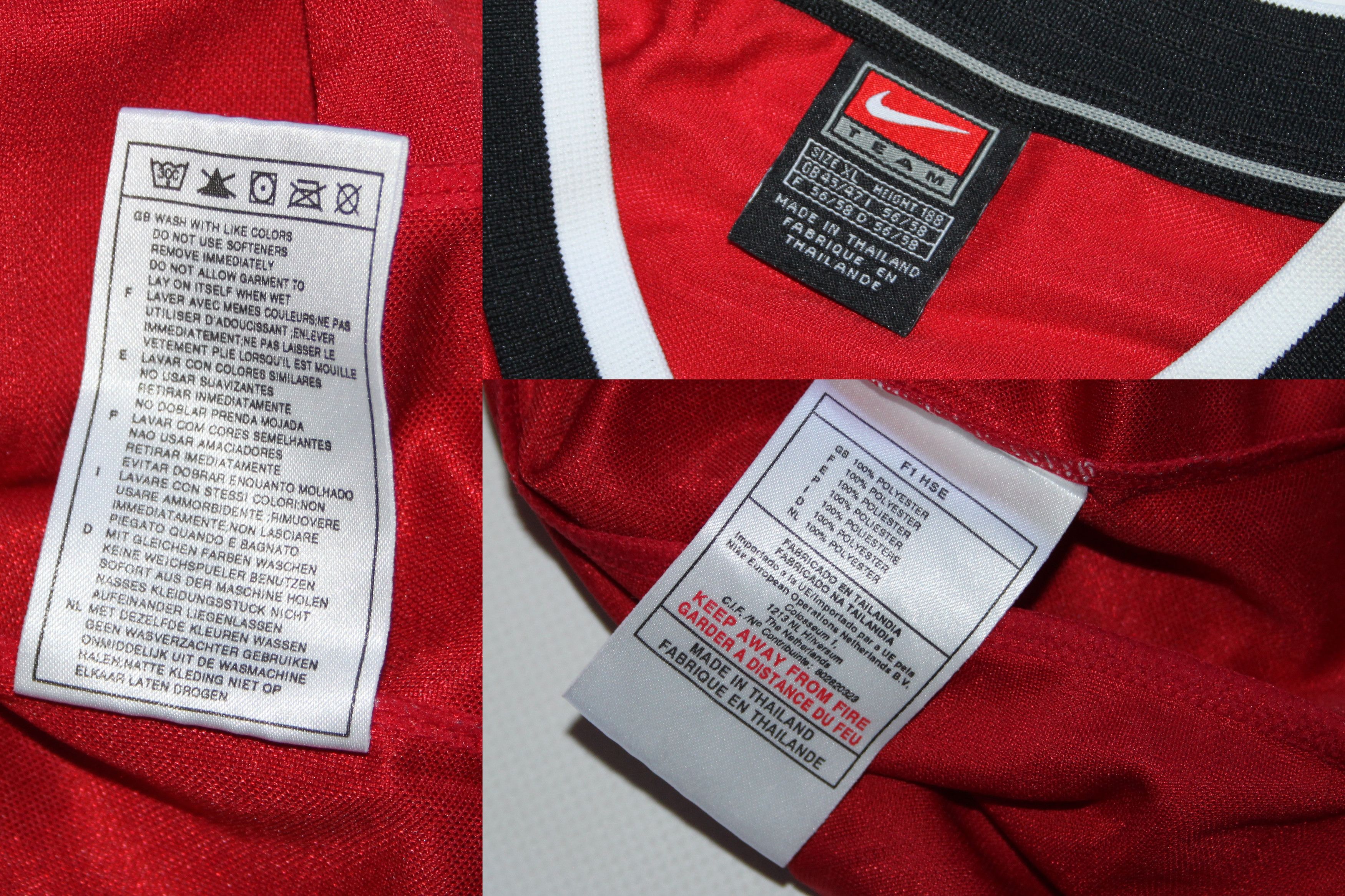 Nike × Vintage Y2K Nike Team Vintage T-Shirts Size US XL / EU 56 / 4 - 4 Thumbnail