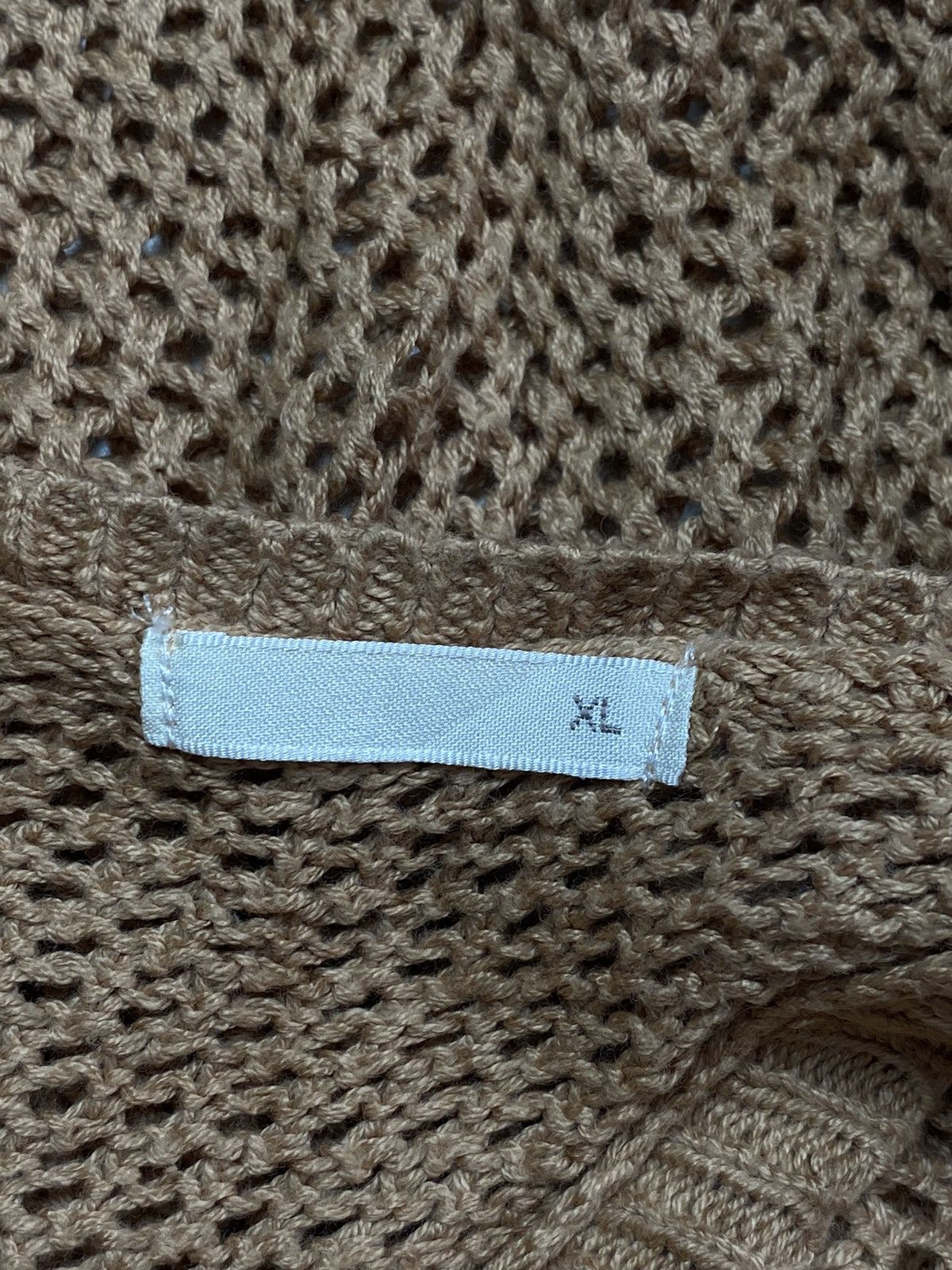 Japanese Brand 2000s GU - Open Knitted Top Longsleeve Size L / US 10 / IT 46 - 4 Thumbnail