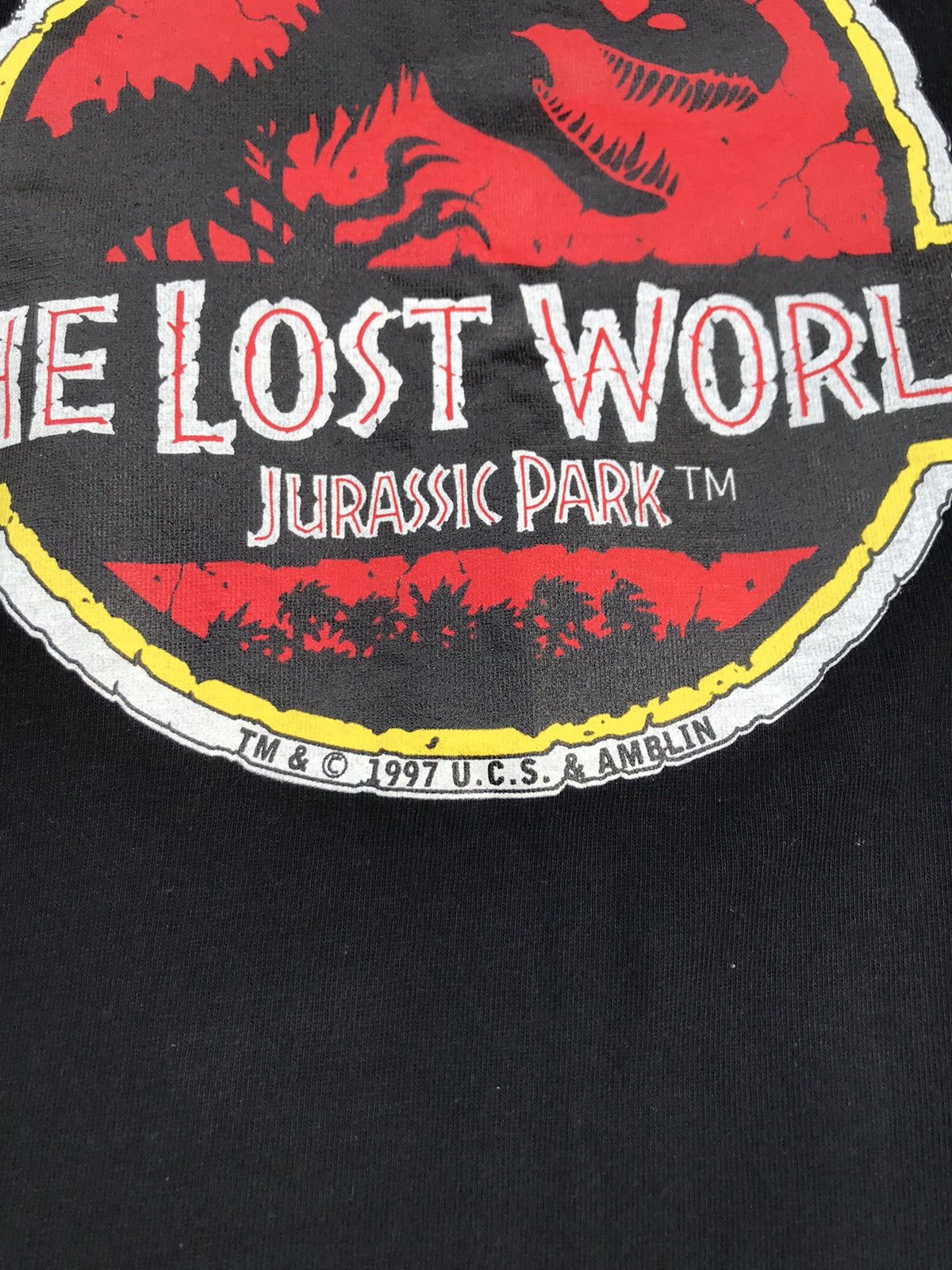 Vintage Vintage 1990s Movie Jurassic Park Printed Large Tee Size US L / EU 52-54 / 3 - 3 Thumbnail