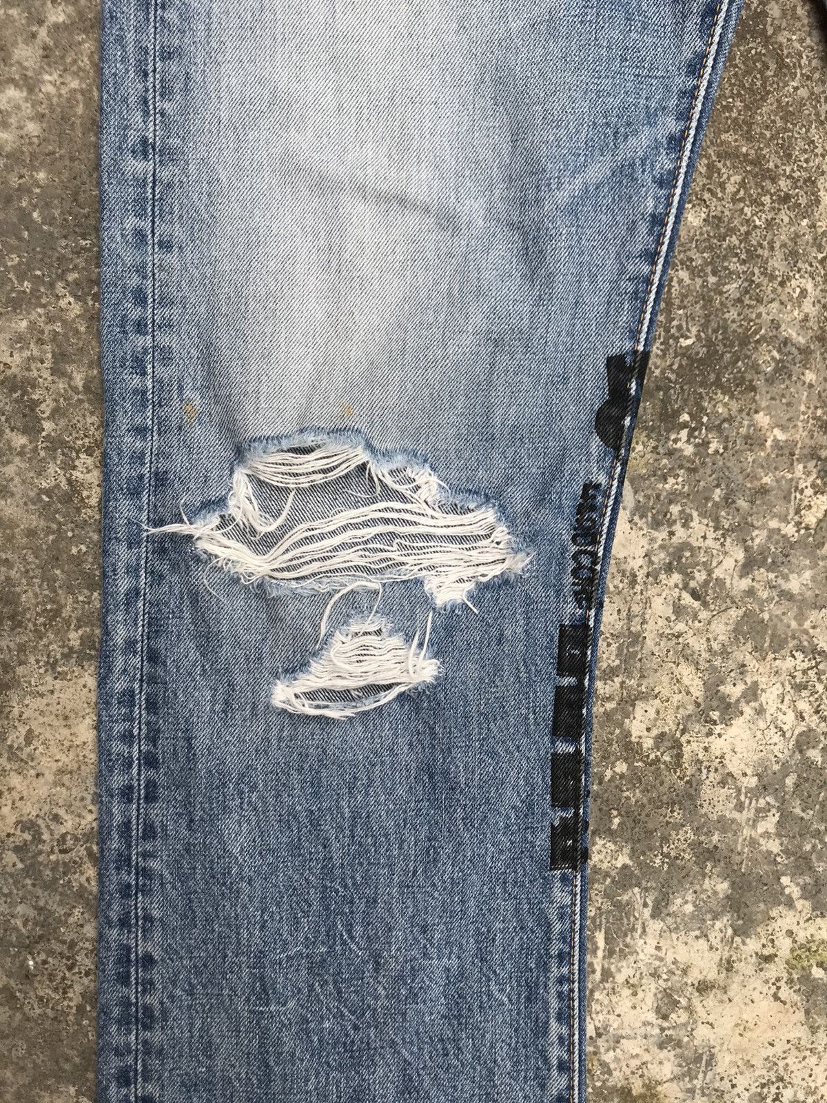 Japanese Brand 💥Vintage 90s RNA Inc. Distressed Denim Punk/Grunge Style Size US 31 - 6 Thumbnail