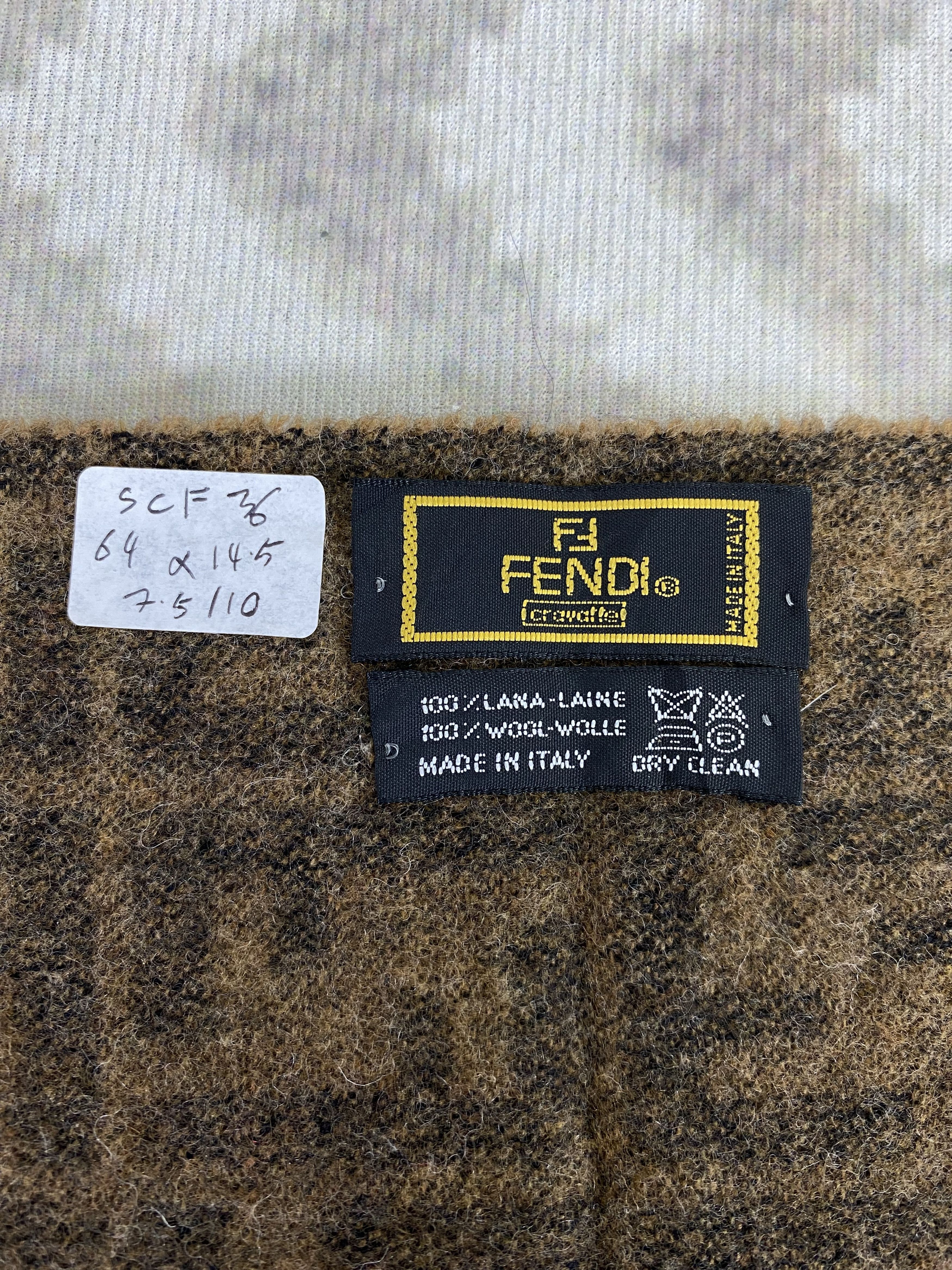 Fendi Vintage Fendi Scarf / Muffler / Neckwear Size ONE SIZE - 5 Thumbnail