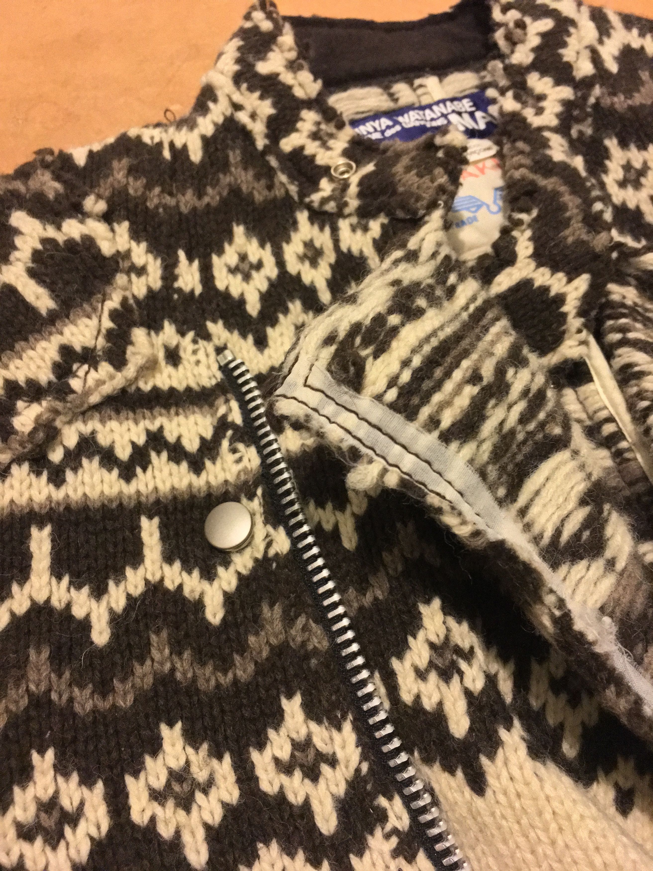 Junya Watanabe Vintage Junya Lewis Avia Kit Knit Jacket Comme des Garcons Size US M / EU 48-50 / 2 - 5 Thumbnail