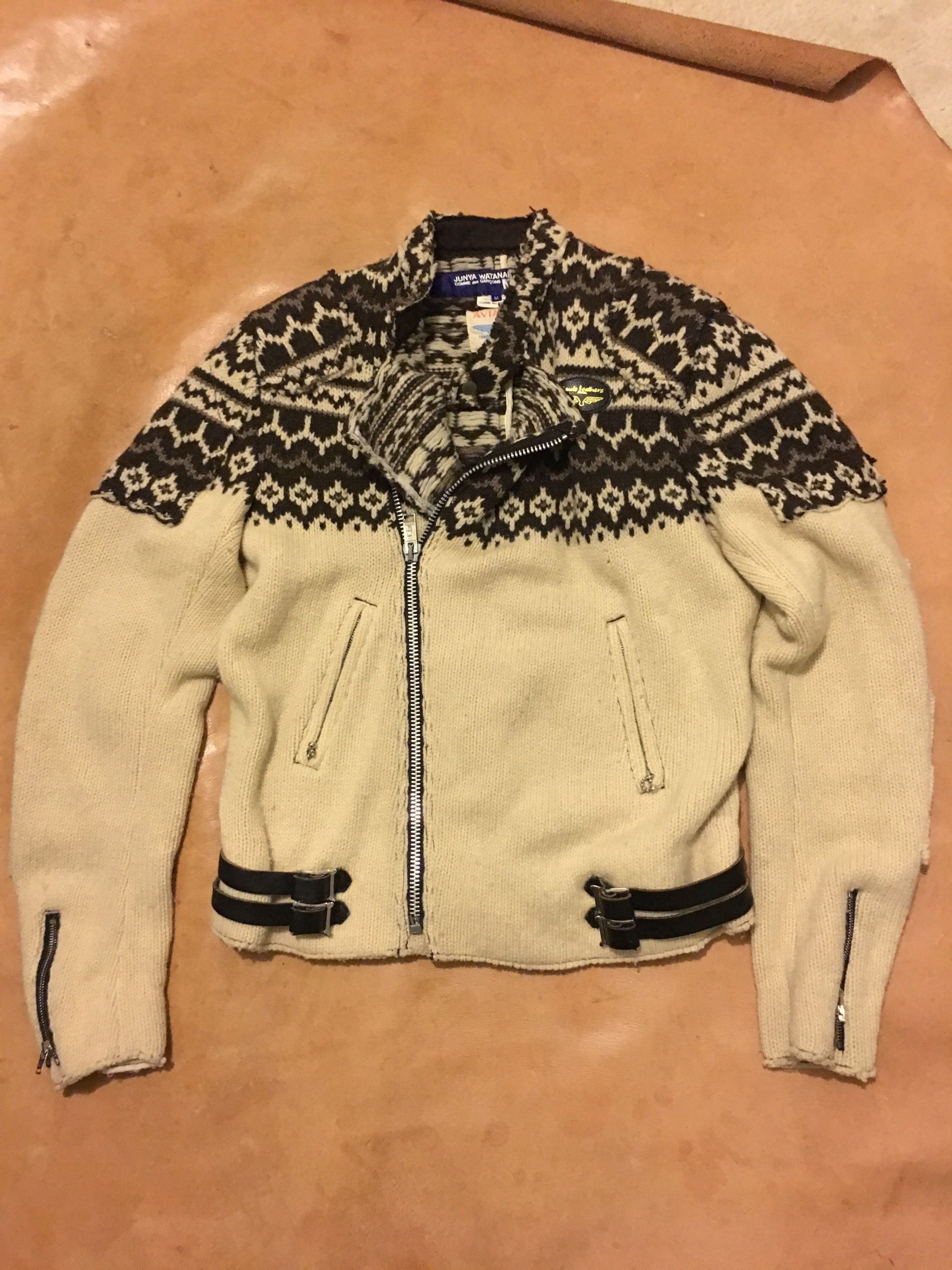 Junya Watanabe Vintage Junya Lewis Avia Kit Knit Jacket Comme des Garcons Size US M / EU 48-50 / 2 - 1 Thumbnail