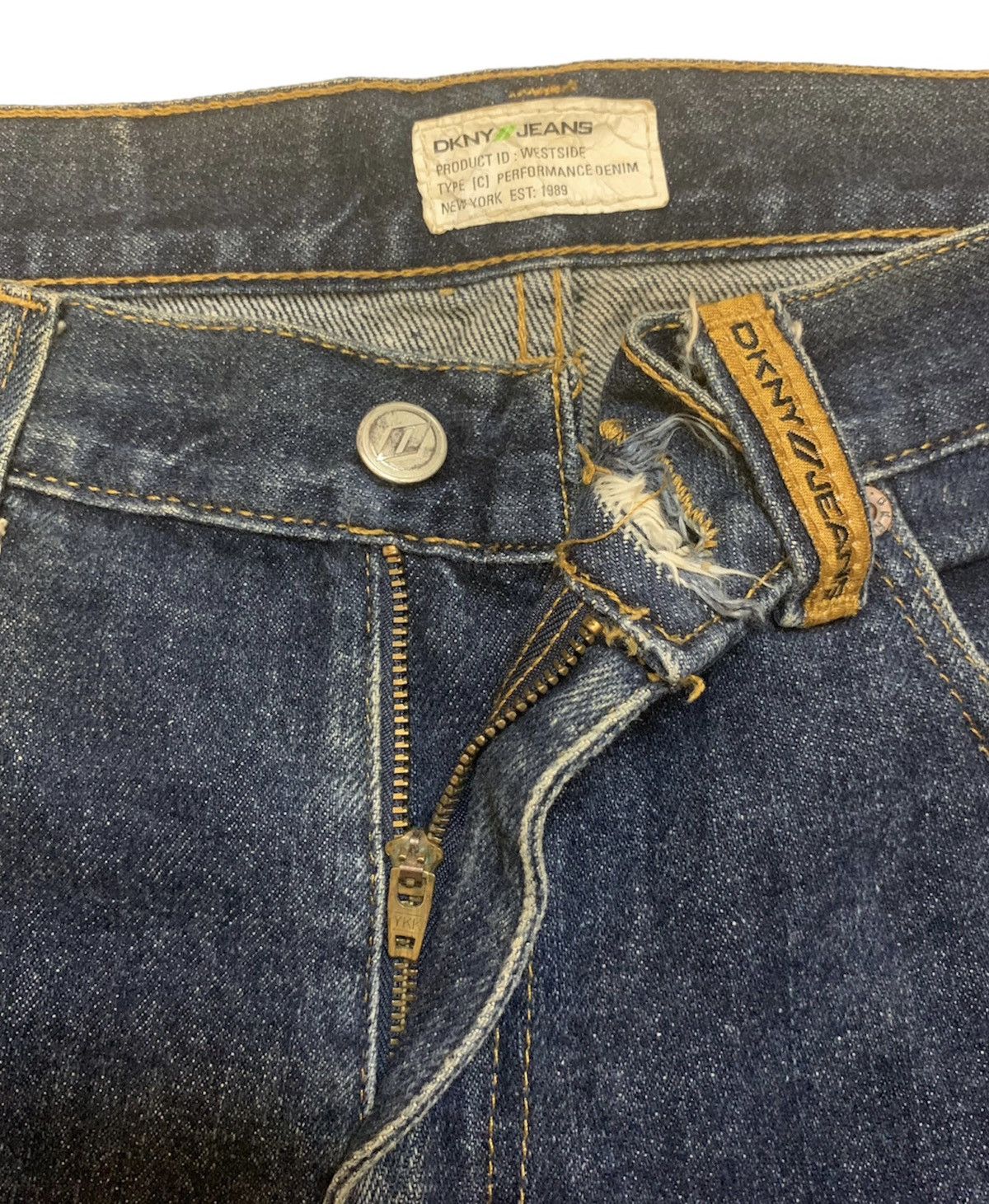 DKNY VINTAGE DKNY JEANS Size US 34 / EU 50 - 3 Thumbnail