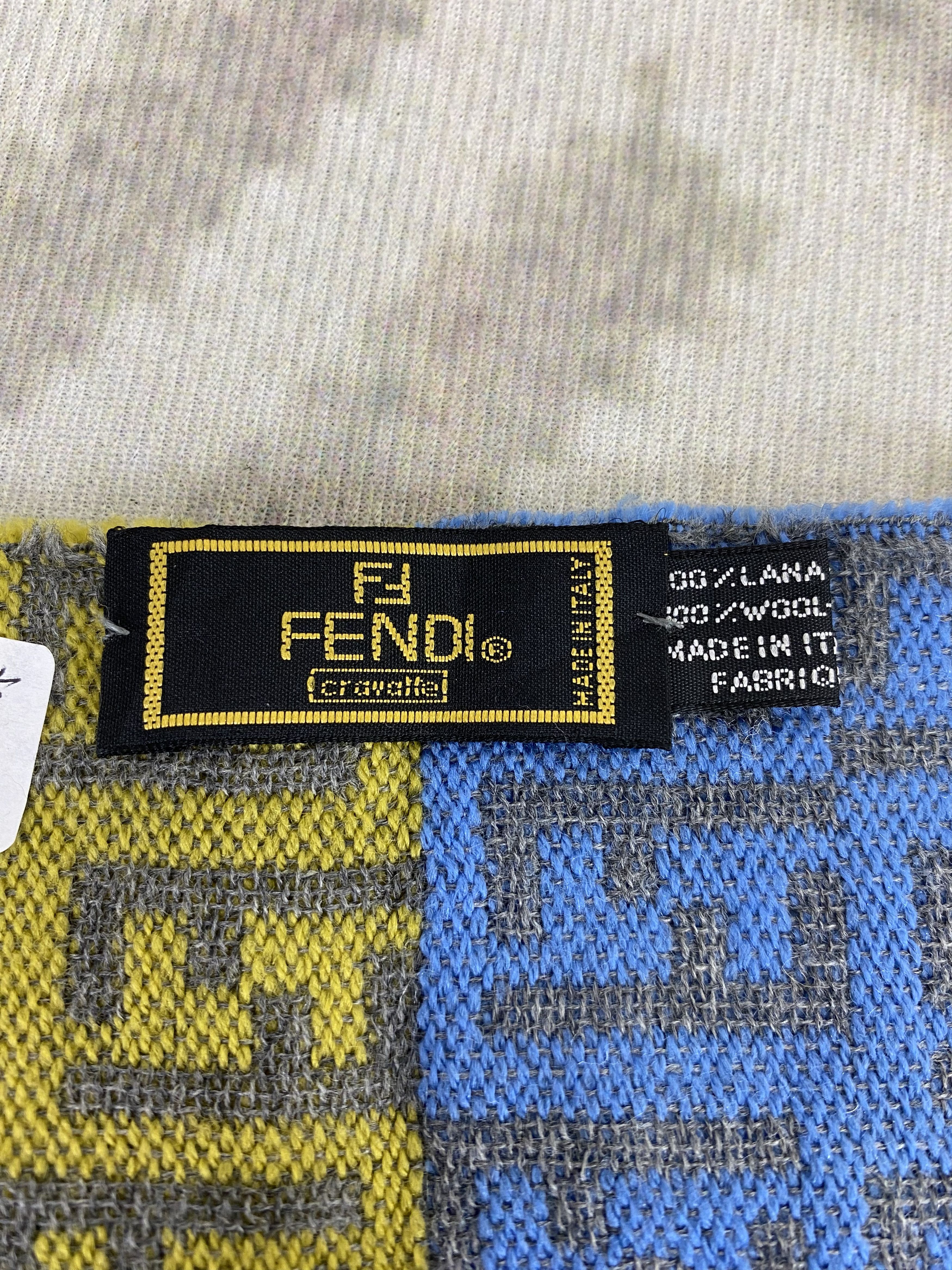 Fendi Fendi Zucca Multicolor Scarf / Muffler / Neckwear Size ONE SIZE - 5 Thumbnail
