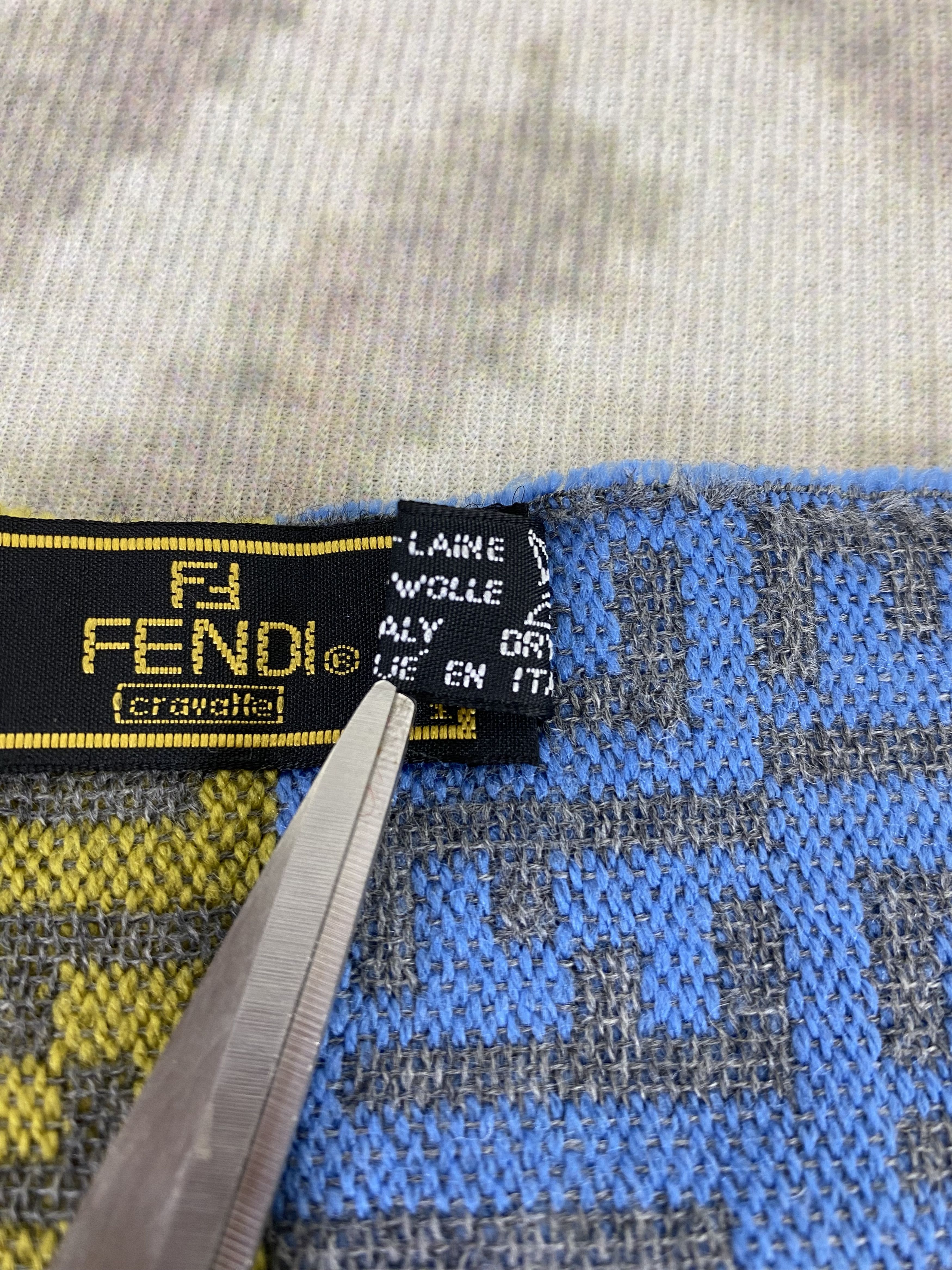 Fendi Fendi Zucca Multicolor Scarf / Muffler / Neckwear Size ONE SIZE - 6 Thumbnail