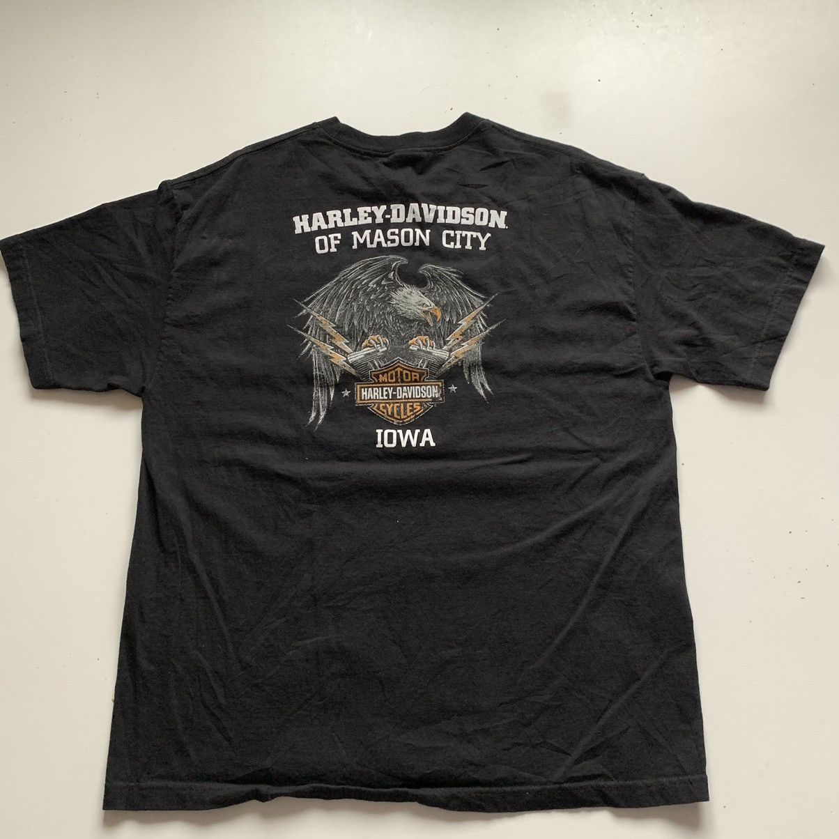 Harley Davidson × Vintage Vintage 2000s Harley Davidson Iowa Biker Graphic T Shirt XL Size US XL / EU 56 / 4 - 3 Thumbnail