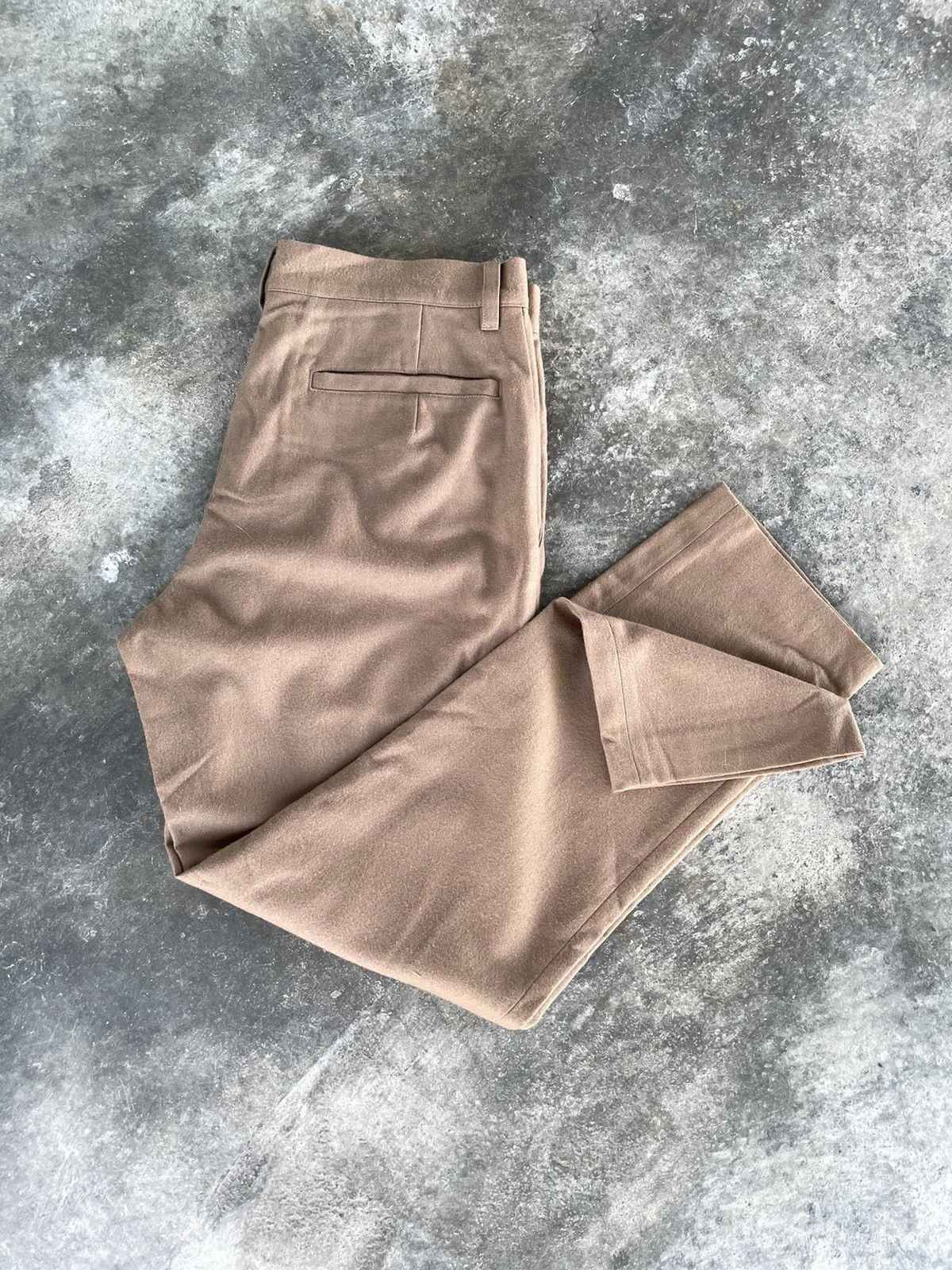 Issey Miyake × Japanese Brand × Vintage Sunaokuwahara by Issey Miyake wool Pant Very rare Size US 32 / EU 48 - 4 Thumbnail