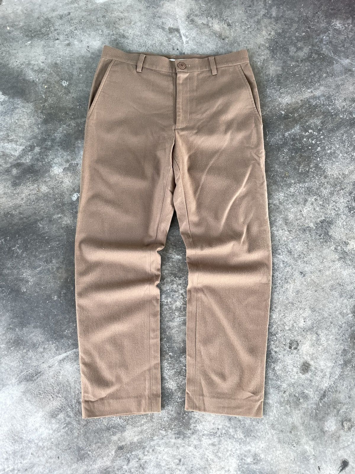 Issey Miyake × Japanese Brand × Vintage Sunaokuwahara by Issey Miyake wool Pant Very rare Size US 32 / EU 48 - 1 Thumbnail