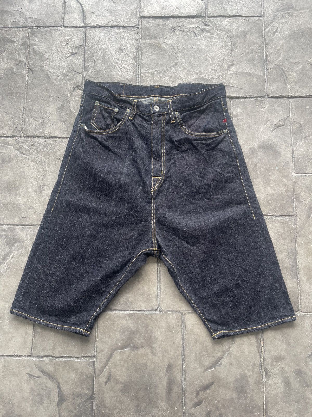 Spellbound JAPAN MADE Domingo B High Rise Leather Patch Denim Size US 31 - 4 Thumbnail