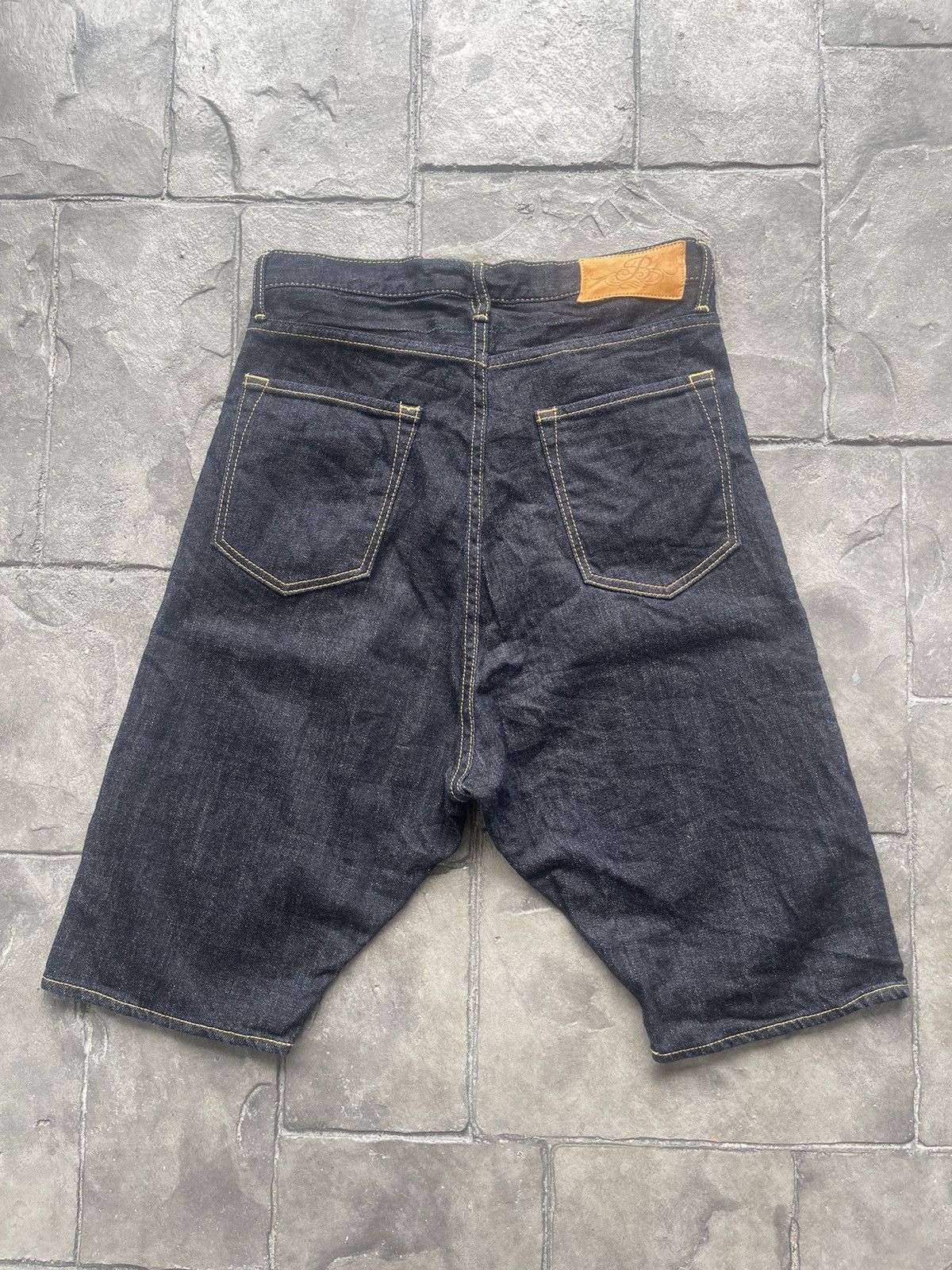 Spellbound JAPAN MADE Domingo B High Rise Leather Patch Denim Size US 31 - 1 Thumbnail
