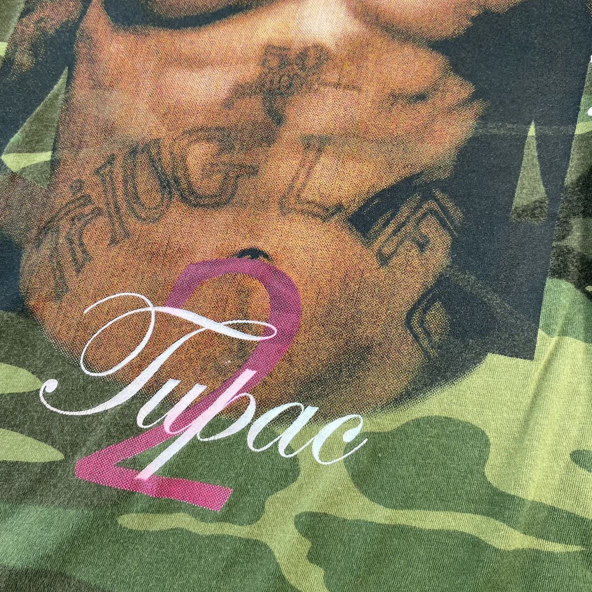 Rap Tees VINTAGE 2PAC RAPTEES TEE SHIRT BOOTLEG Size US L / EU 52-54 / 3 - 6 Thumbnail