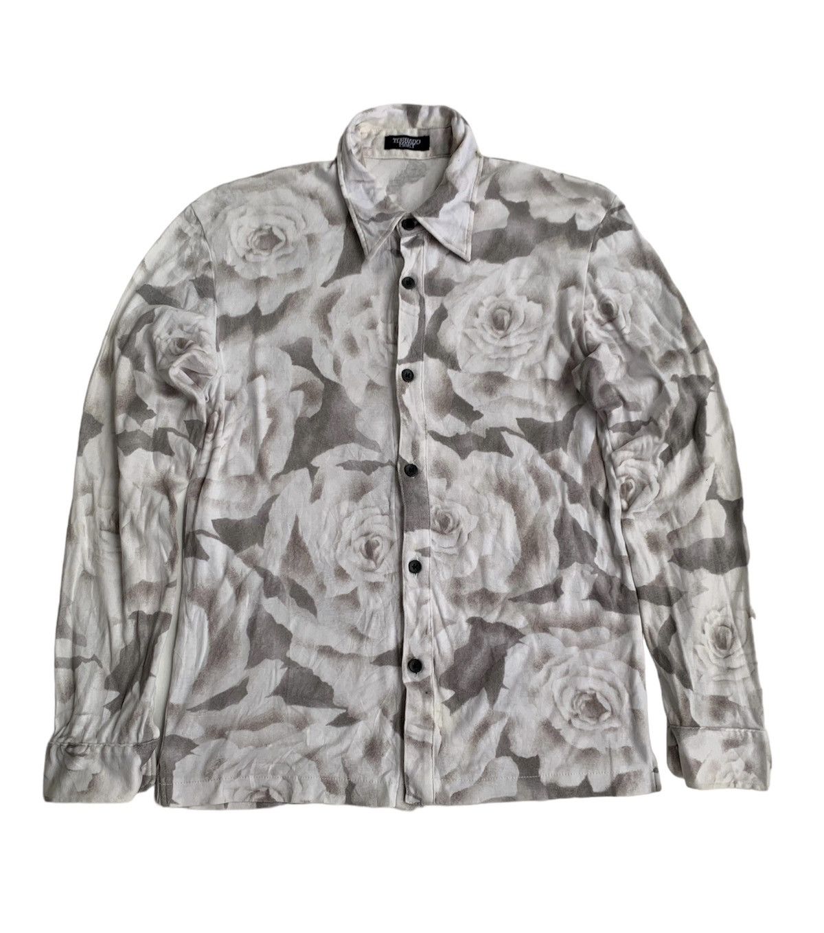 Tornado Mart TORNADO MART V-Neck All-Over Print Long Sleeve