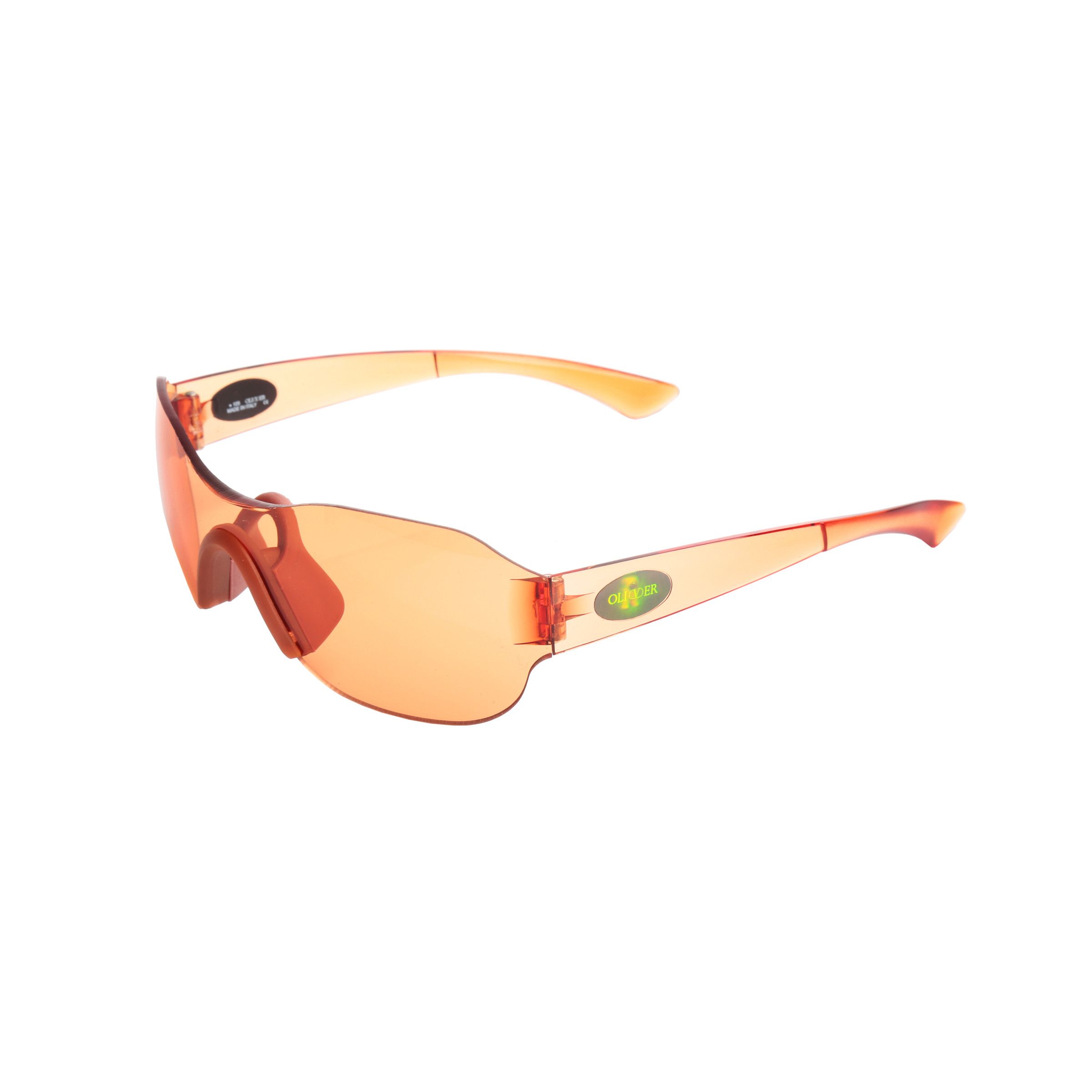 Valentino × Vintage Oliver by Valentino 90's Orange Sport Rimless Sunglasses Size ONE SIZE - 3 Thumbnail