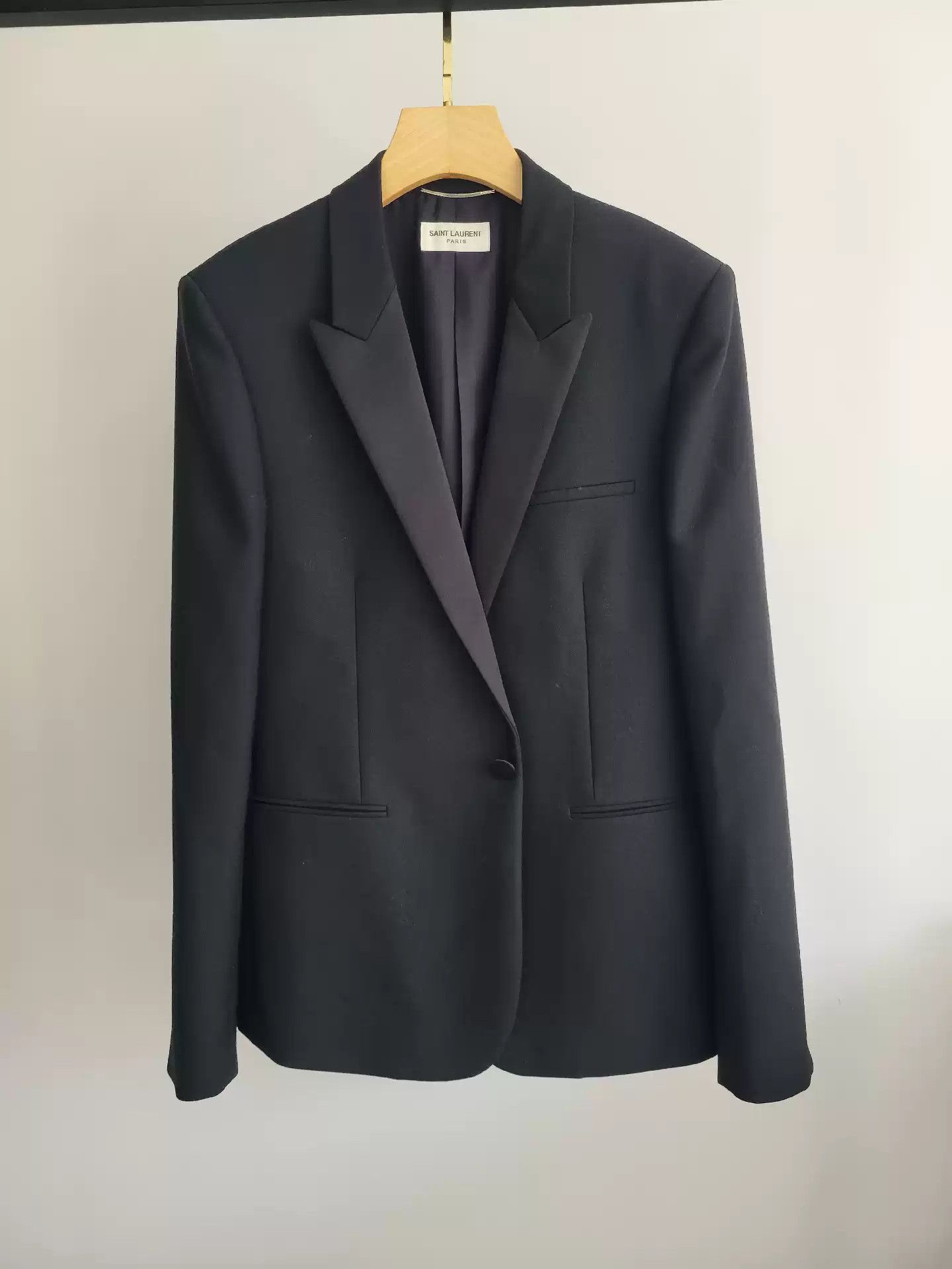 Saint Laurent Paris Saint Laurent Blazer Woolen Size 48 Size US S / EU 44-46 / 1 - 1 Thumbnail
