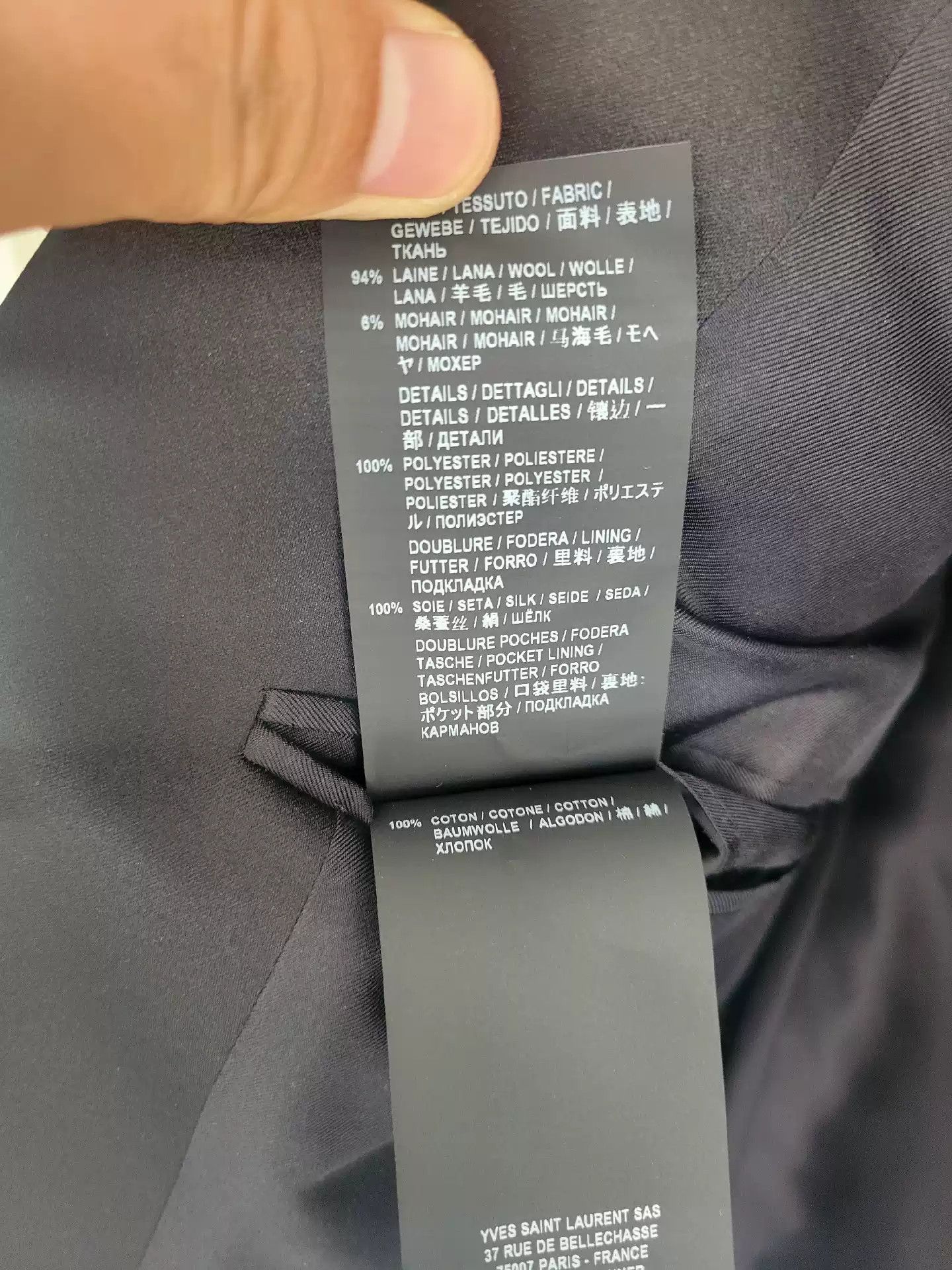 Saint Laurent Paris Saint Laurent Blazer Woolen Size 48 Size US S / EU 44-46 / 1 - 6 Thumbnail