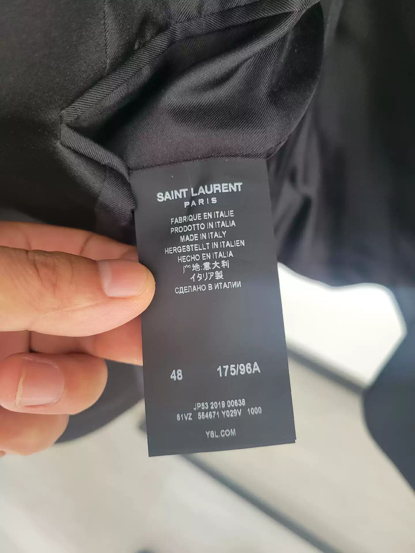 Saint Laurent Paris Saint Laurent Blazer Woolen Size 48 Size US S / EU 44-46 / 1 - 5 Thumbnail