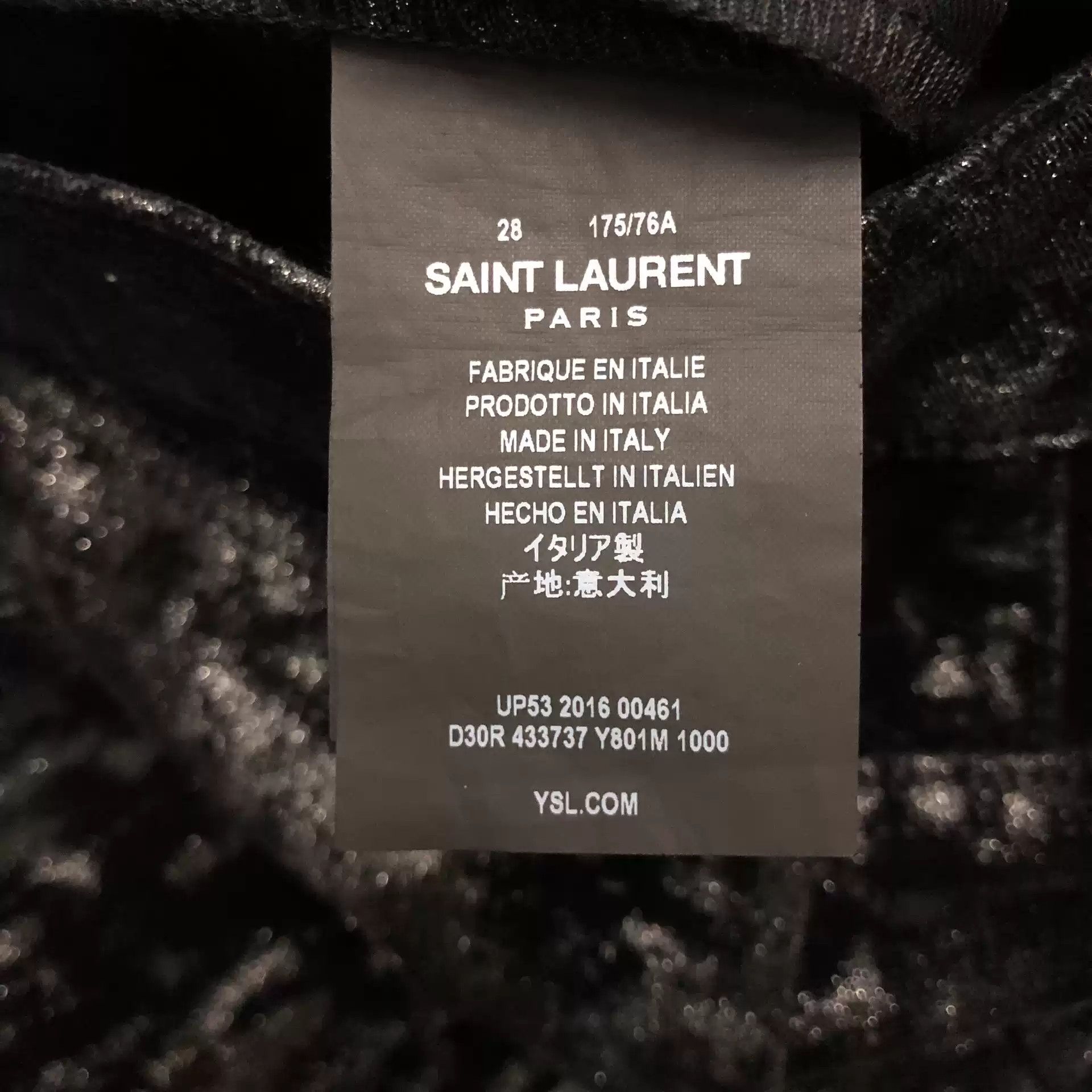 Saint Laurent Paris Saint Laurent 16Fw Pant By Hedi Size 28 Size US 28 / EU 44 - 9 Thumbnail