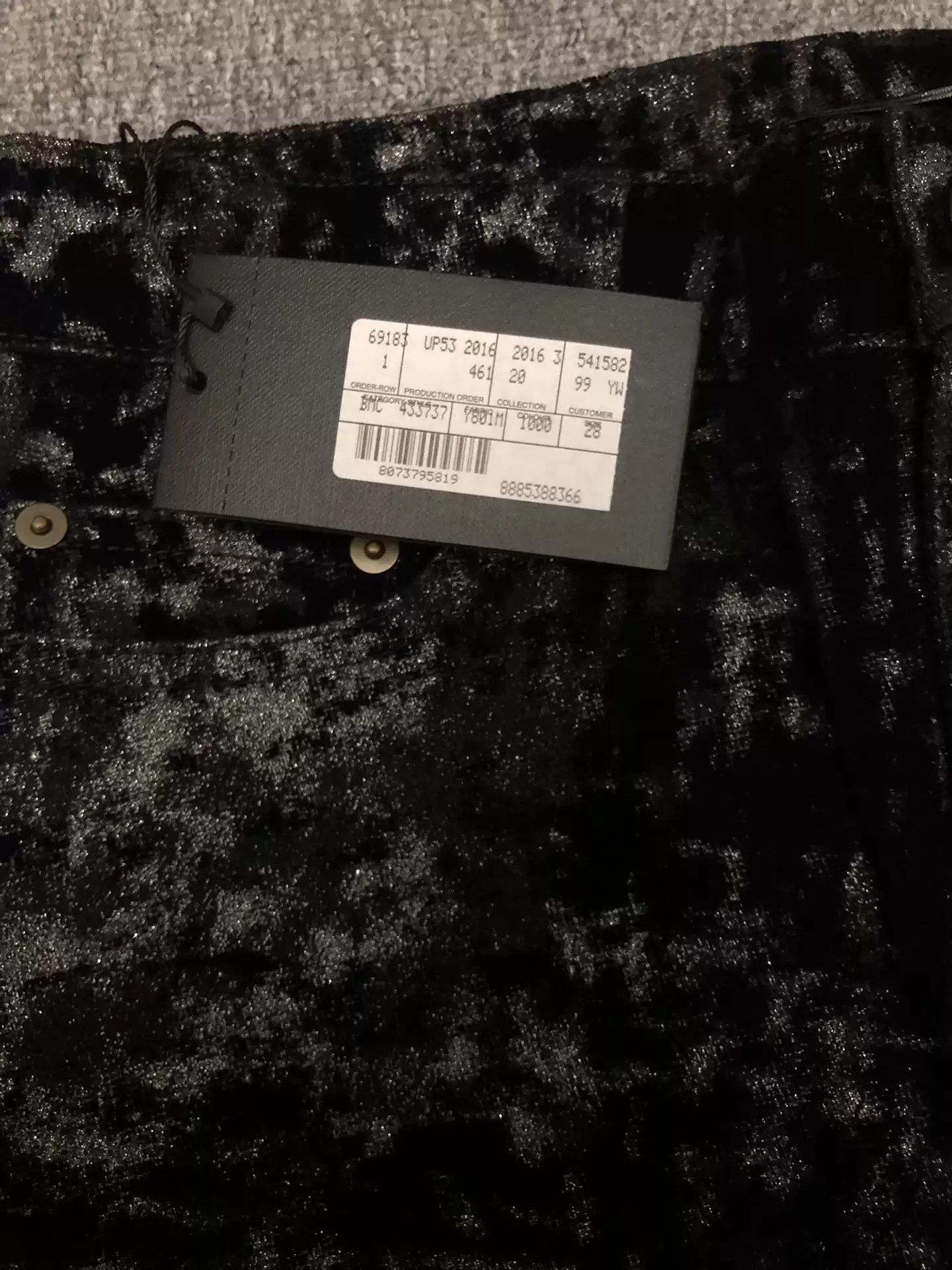 Saint Laurent Paris Saint Laurent 16Fw Pant By Hedi Size 28 Size US 28 / EU 44 - 5 Thumbnail