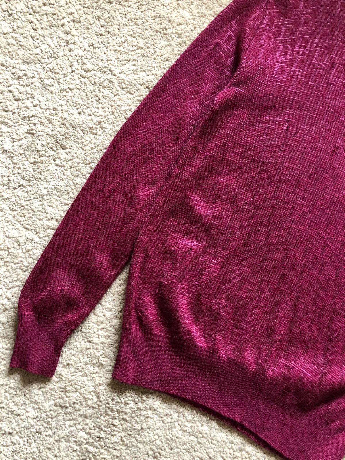 Dior 1990s Christian Dior distressed Knit Size S / US 4 / IT 40 - 6 Thumbnail