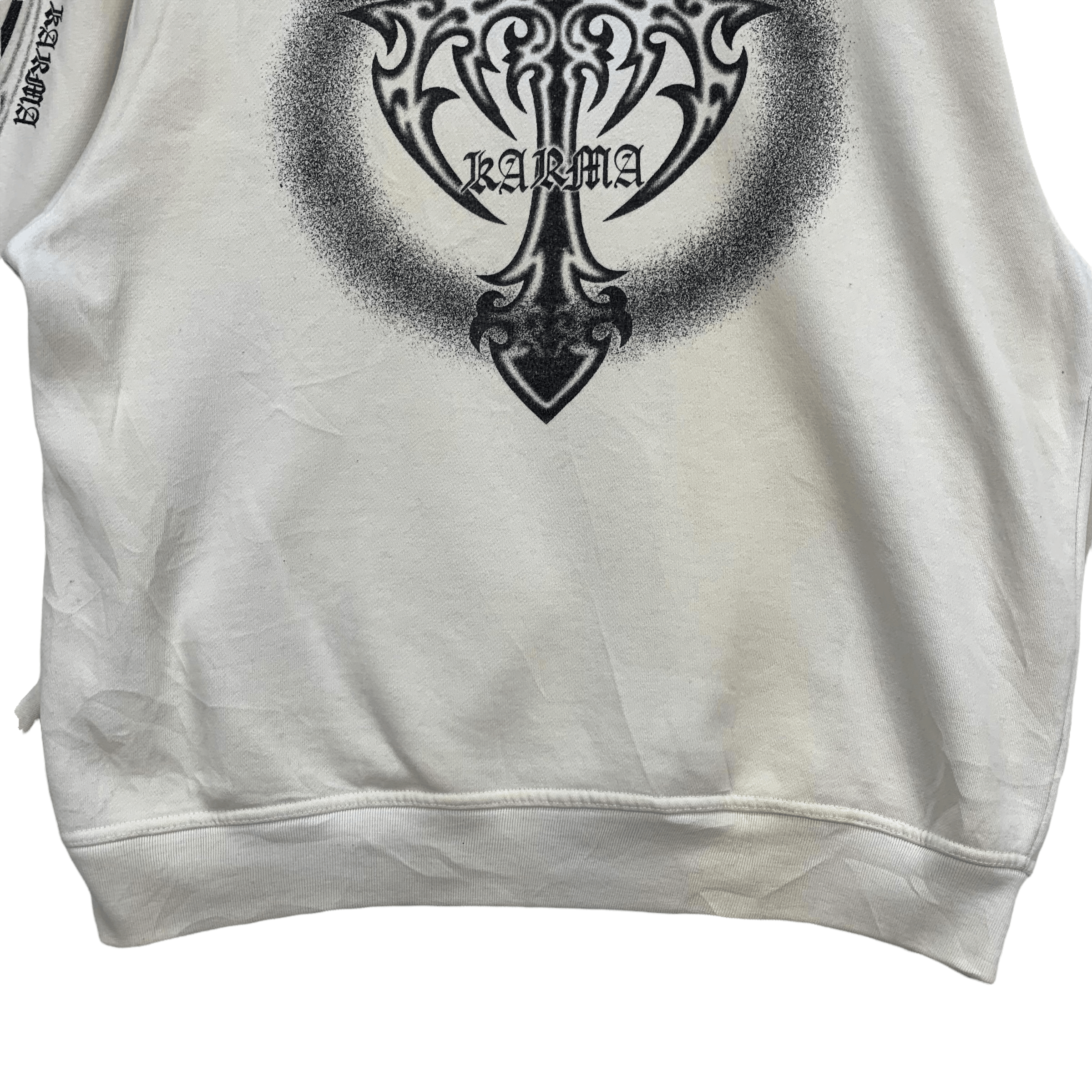 Japanese Brand Rare Karma Graphic Printed Pullover Hoodies #3841-133 Size US M / EU 48-50 / 2 - 6 Thumbnail