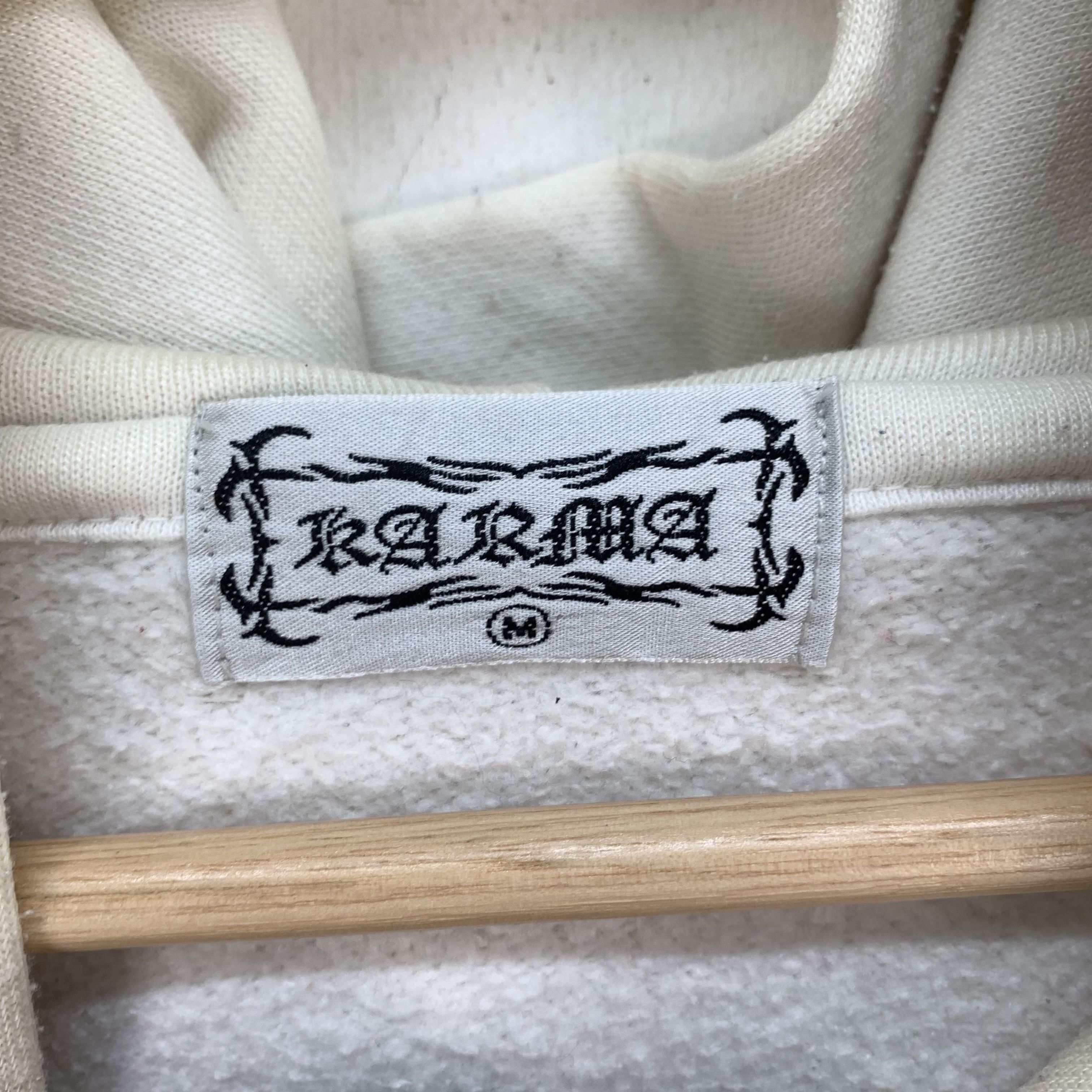 Japanese Brand Rare Karma Graphic Printed Pullover Hoodies #3841-133 Size US M / EU 48-50 / 2 - 13 Thumbnail
