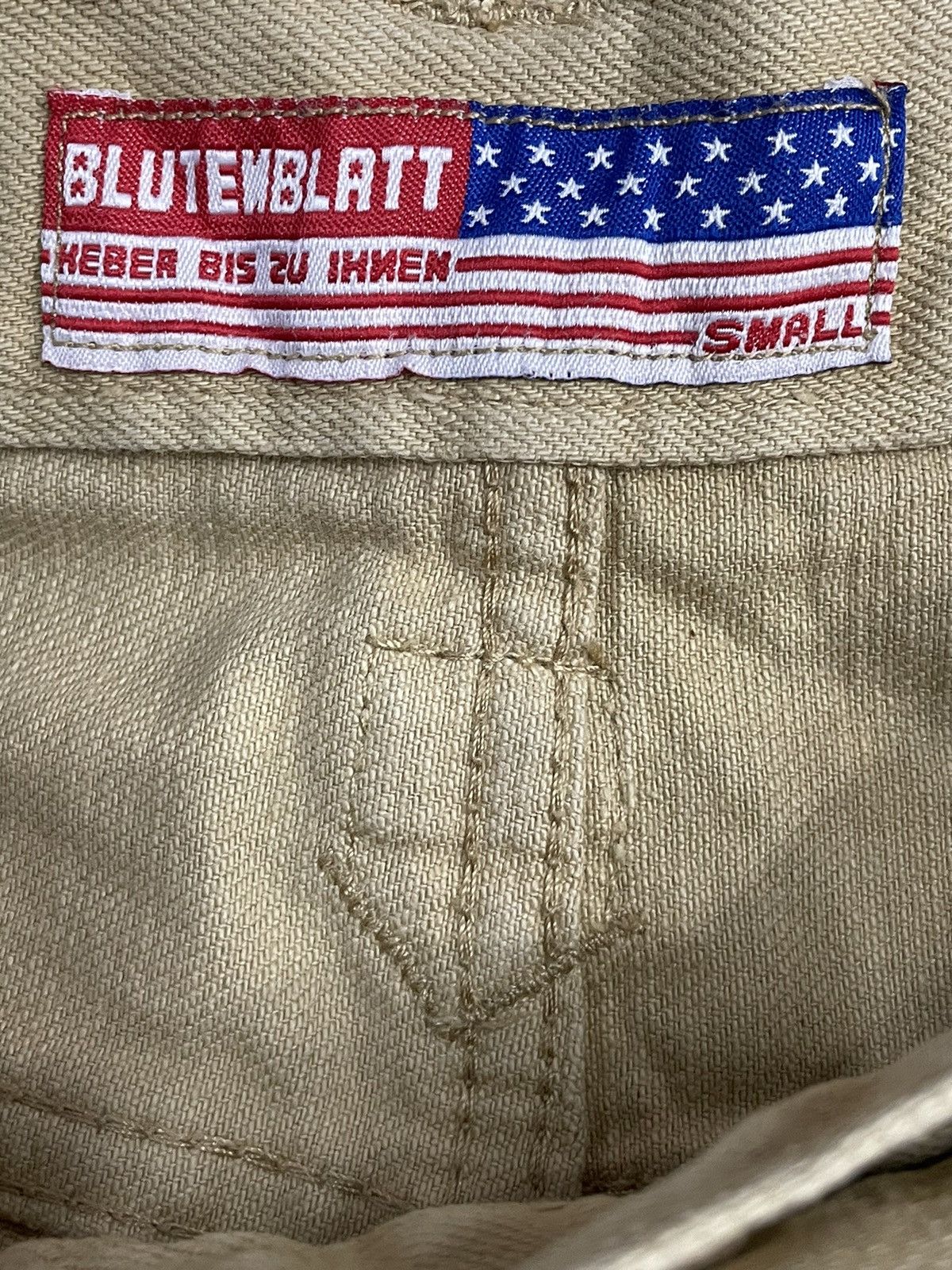 Rei Kawakubo × Tornado Mart Vintage Blutenblatt Patchwork Flared Denim With Leather Belt Size US 32 / EU 48 - 14 Thumbnail