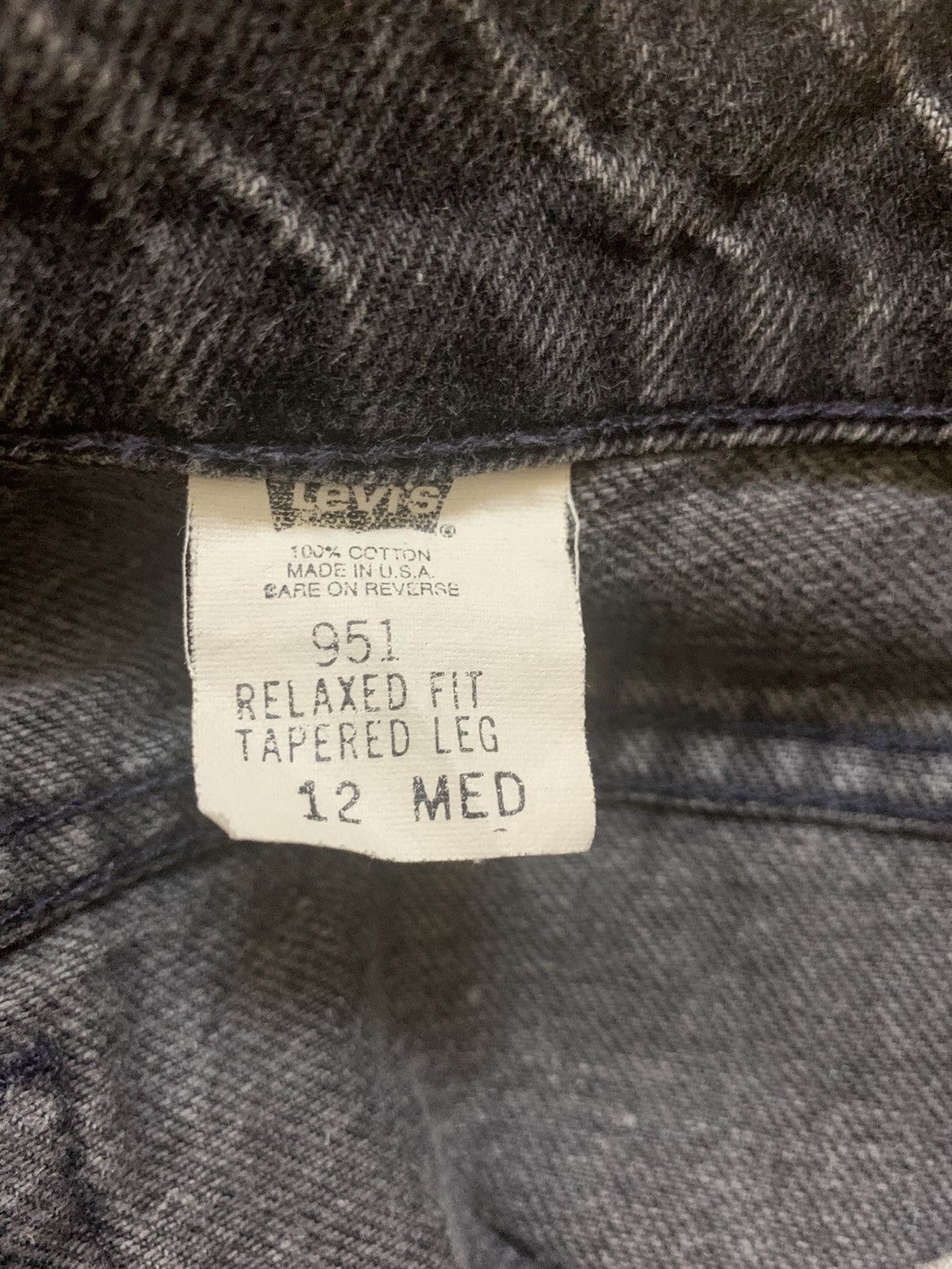 Levi's VINTAGE 90’s LEVI’S 15951 WHITE TAB BAGGY Denim Size US 30 / EU 46 - 3 Thumbnail