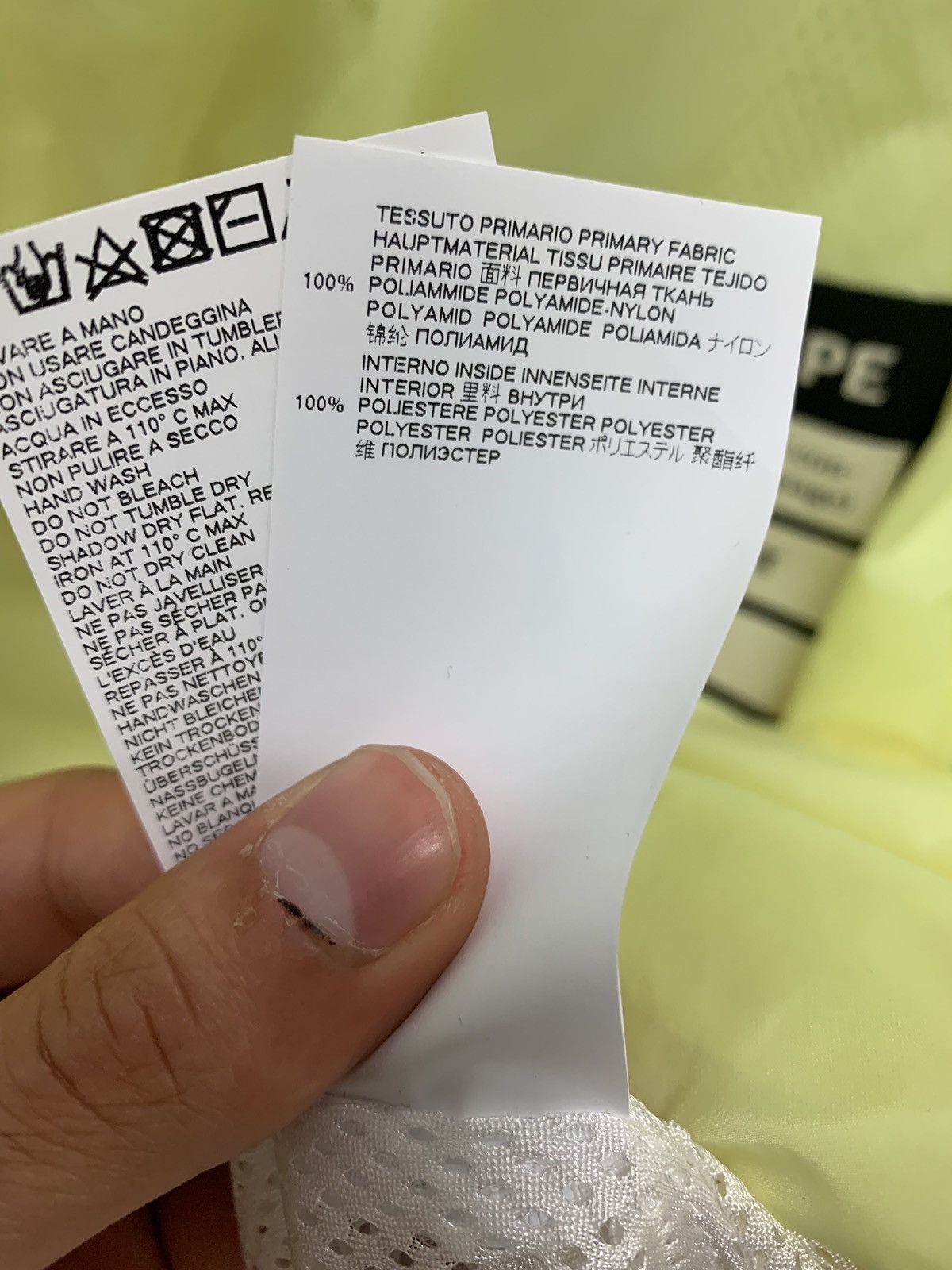 Maison Margiela Stereotype Light Outerwear in Highlighter Yellow Size US M / EU 48-50 / 2 - 11 Thumbnail