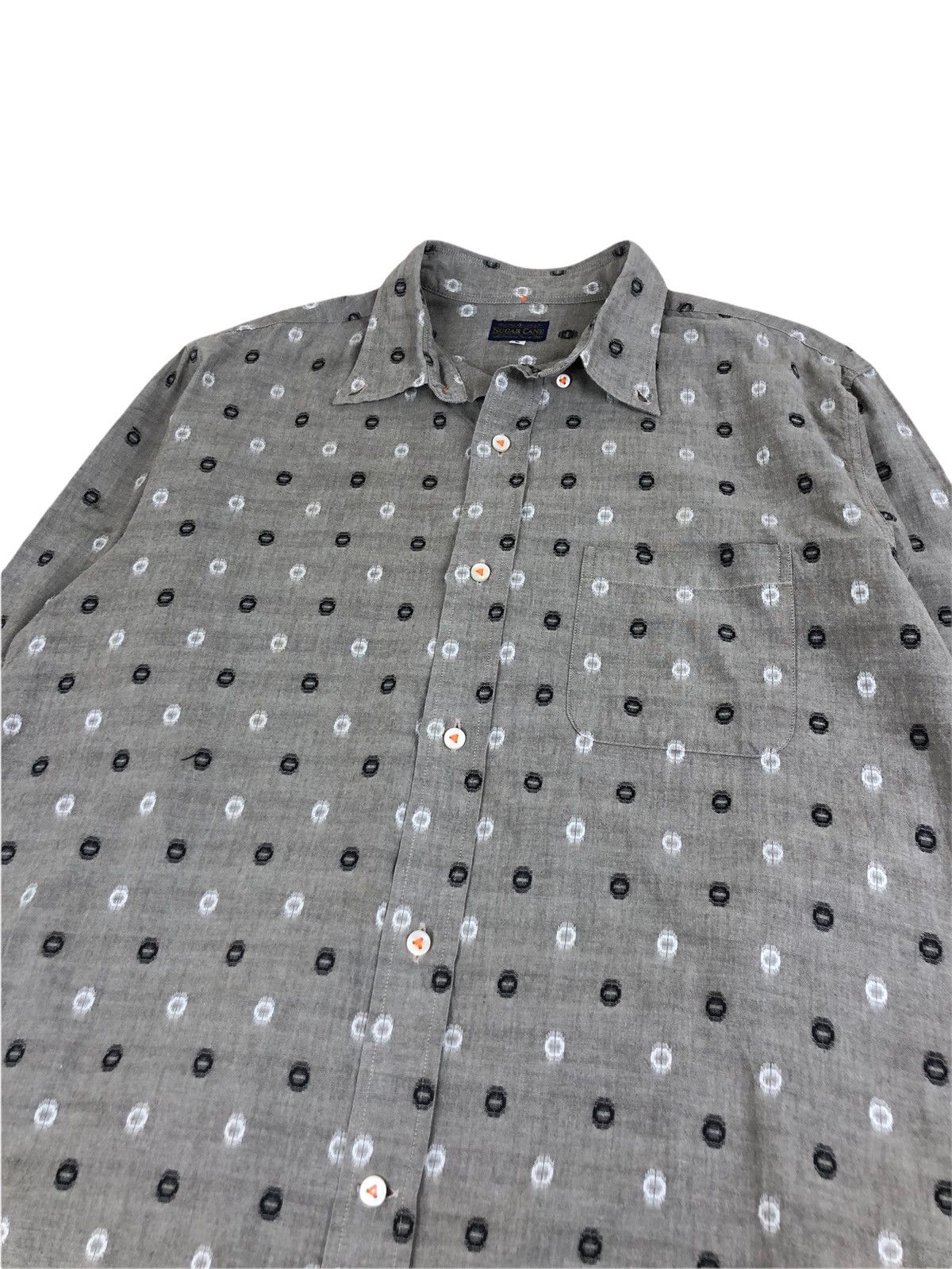 Sugar Cane 1990s Sugar Cane Monogram Aztec Pattern Shirt Size US L / EU 52-54 / 3 - 4 Thumbnail