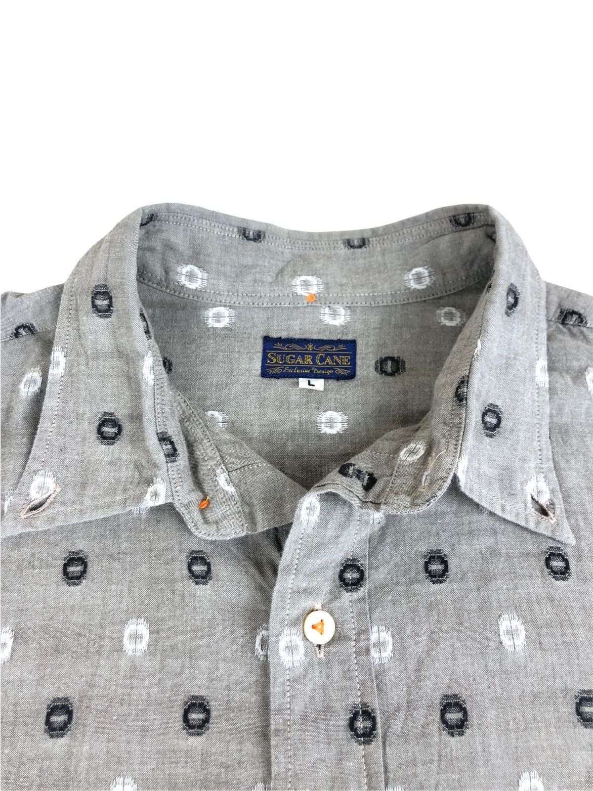 Sugar Cane 1990s Sugar Cane Monogram Aztec Pattern Shirt Size US L / EU 52-54 / 3 - 3 Thumbnail