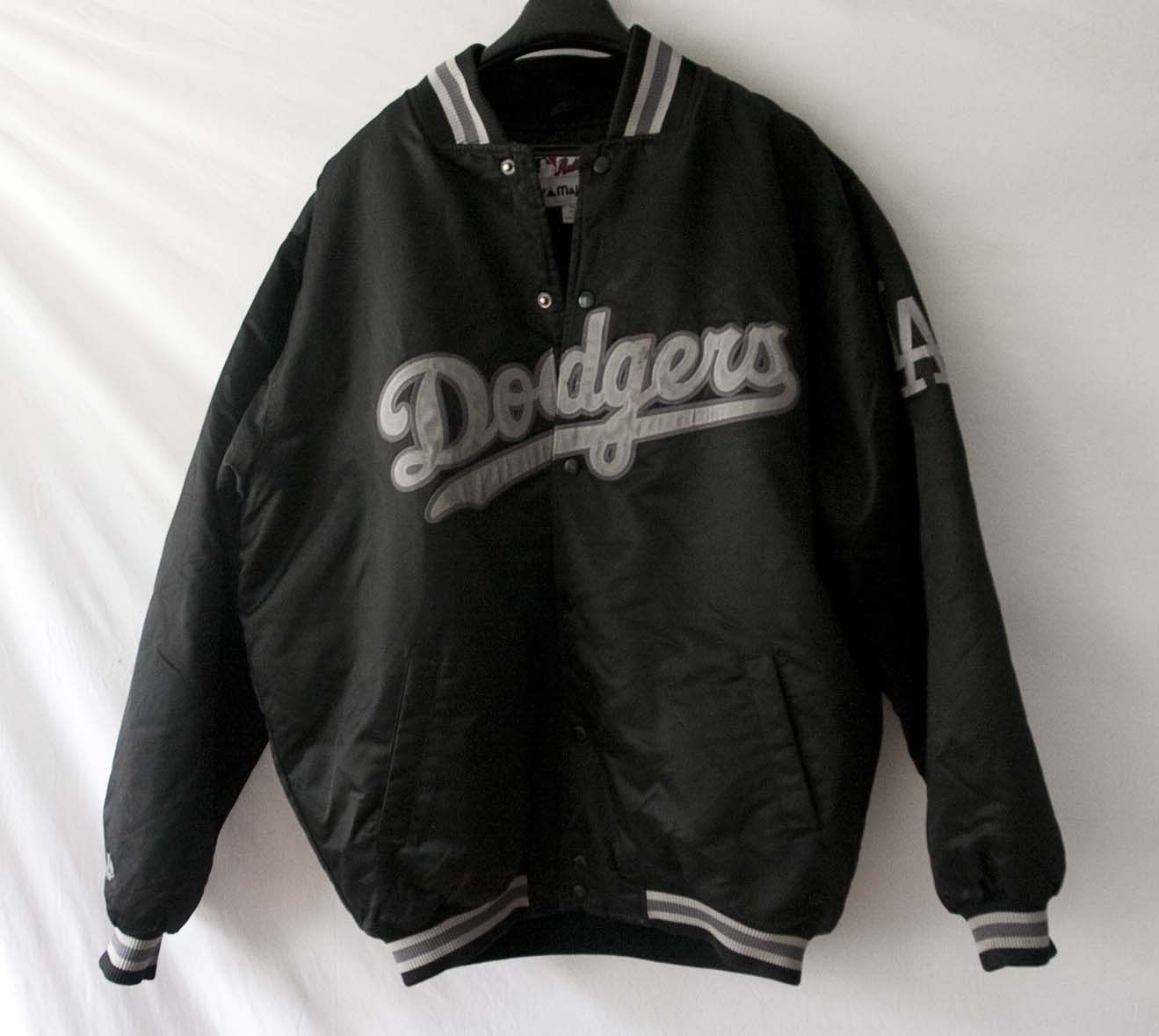 Authentic LOS ANGELES LA DODGERS Majestic On-Field Home White Jersey 44 Large